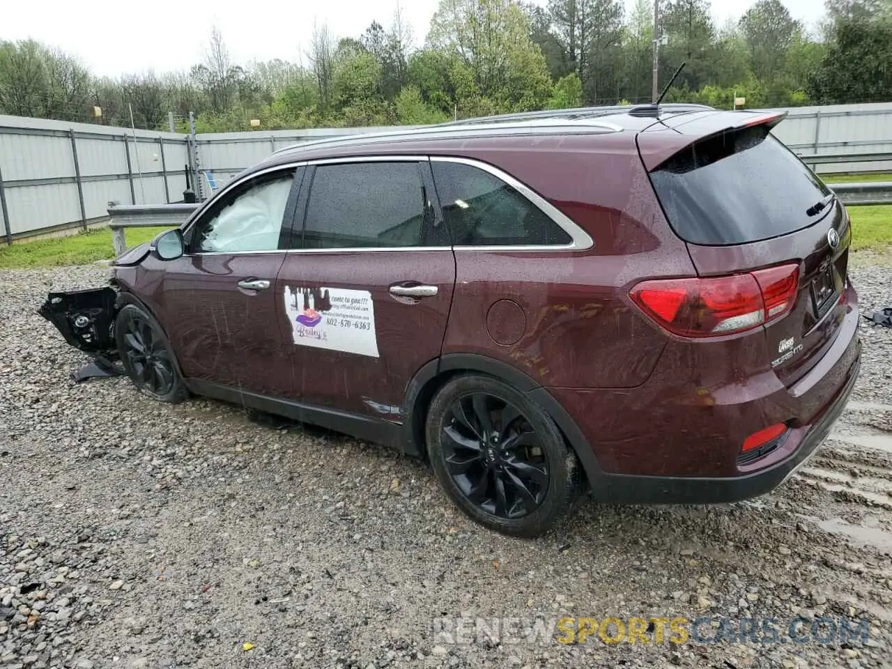 2 Photograph of a damaged car 5XYPH4A57LG693432 KIA SORENTO 2020