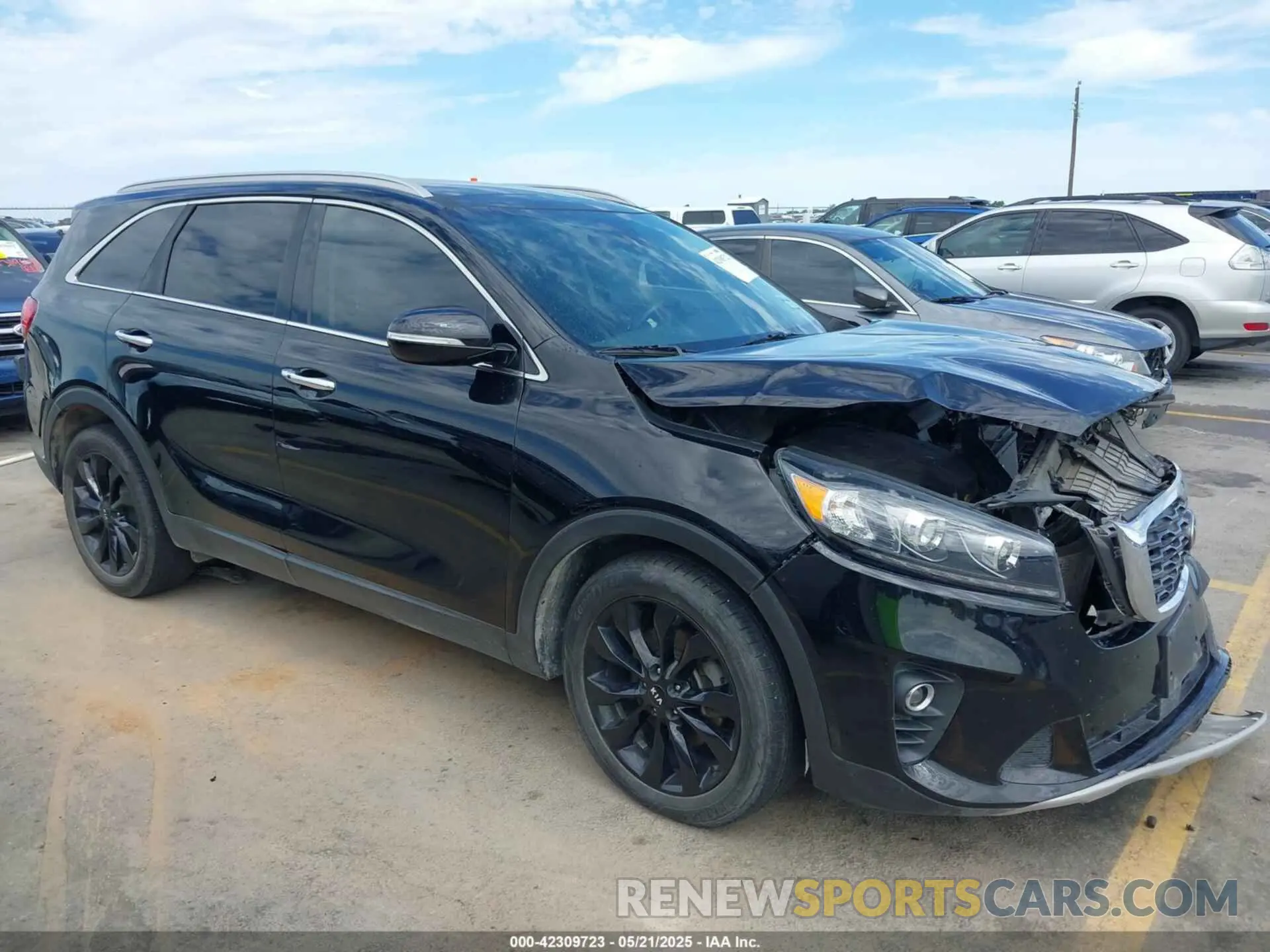 1 Photograph of a damaged car 5XYPH4A57LG706518 KIA SORENTO 2020
