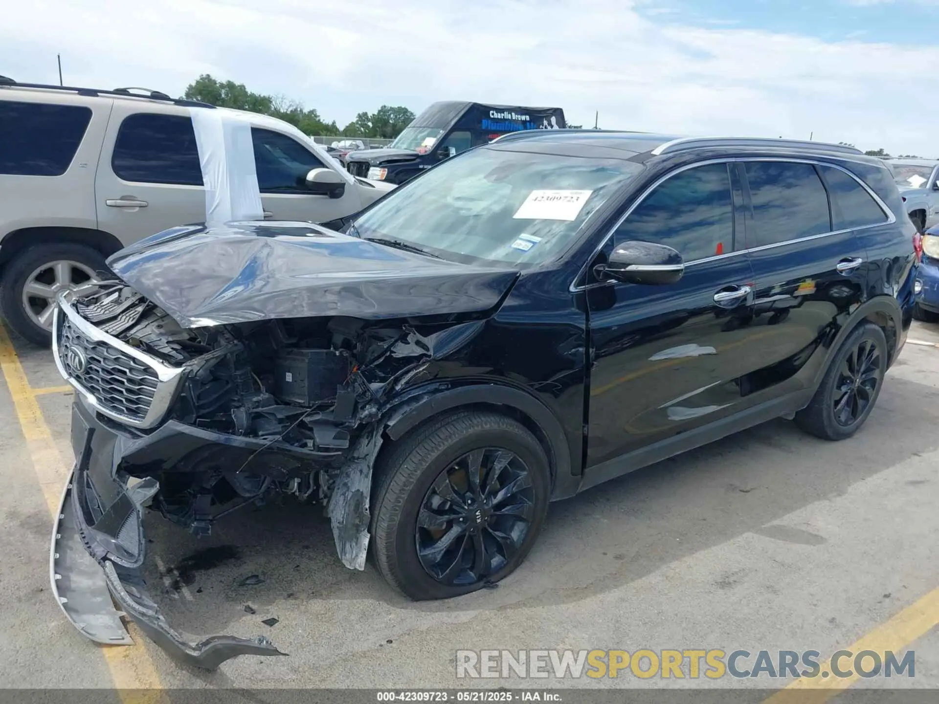 2 Photograph of a damaged car 5XYPH4A57LG706518 KIA SORENTO 2020