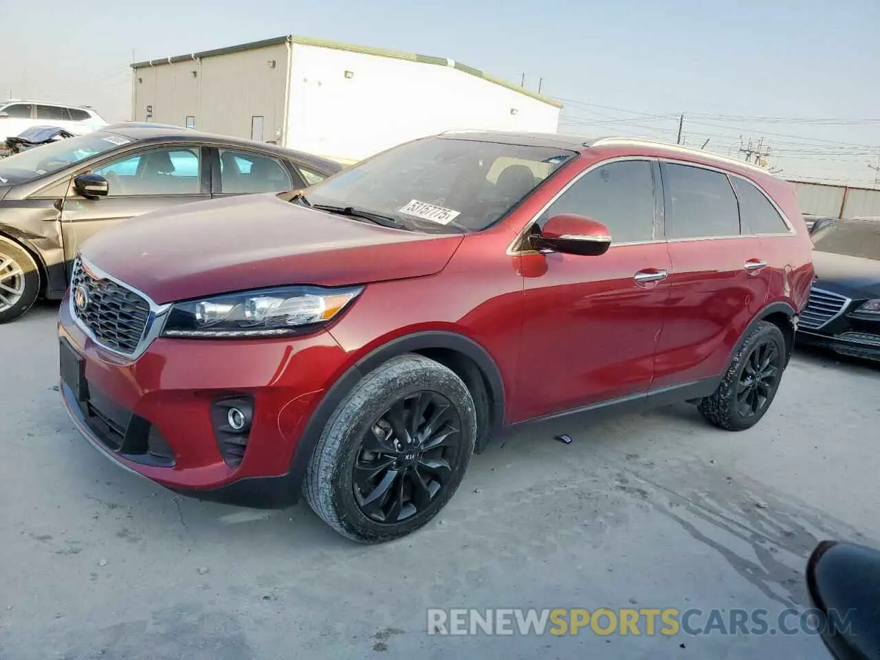 1 Photograph of a damaged car 5XYPH4A59LG701885 KIA SORENTO 2020