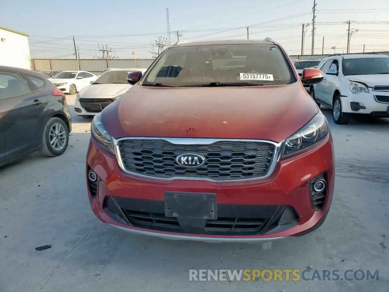 5 Photograph of a damaged car 5XYPH4A59LG701885 KIA SORENTO 2020