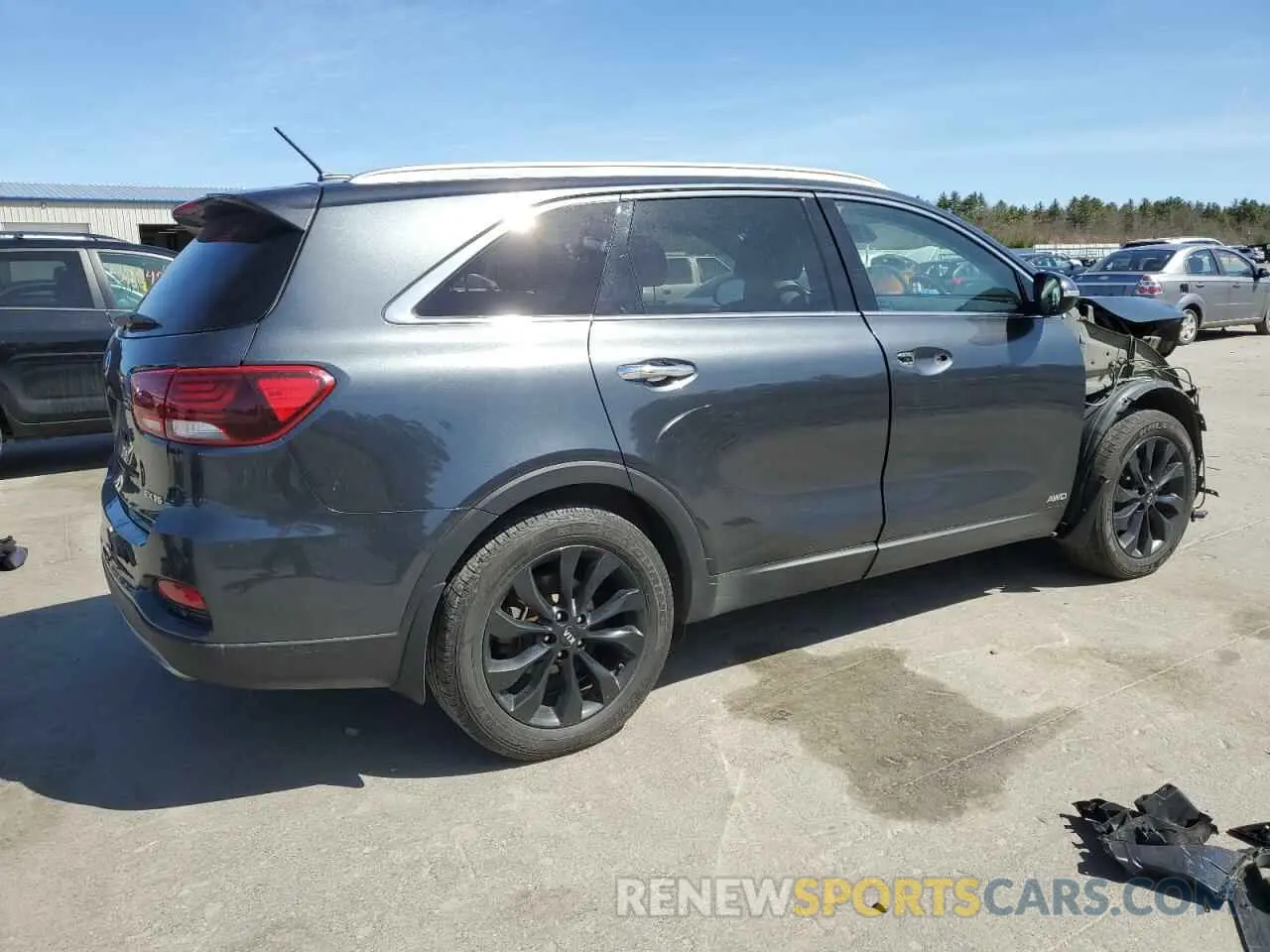 3 Photograph of a damaged car 5XYPHDA52LG708595 KIA SORENTO 2020