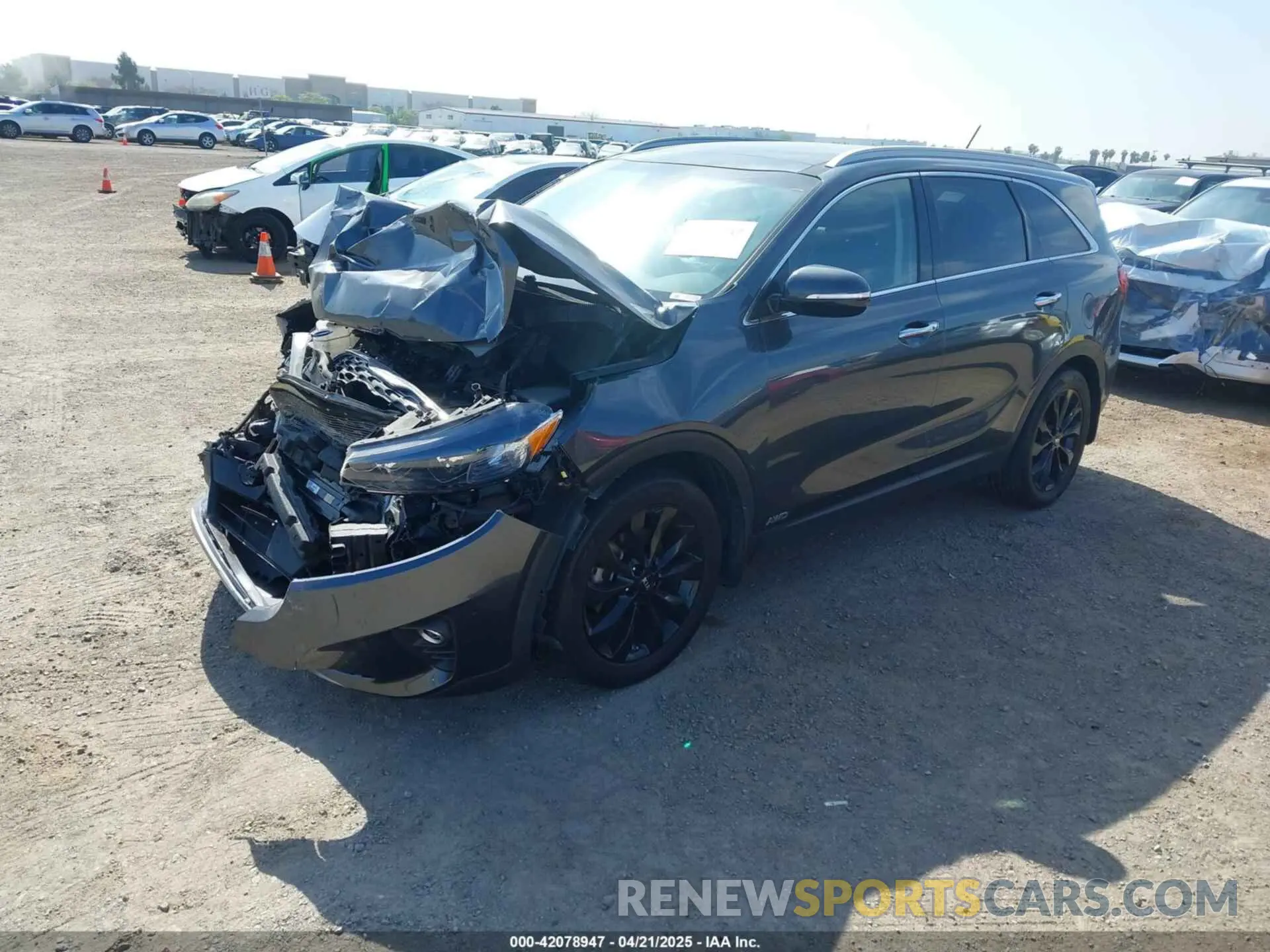 2 Photograph of a damaged car 5XYPHDA52LG710671 KIA SORENTO 2020