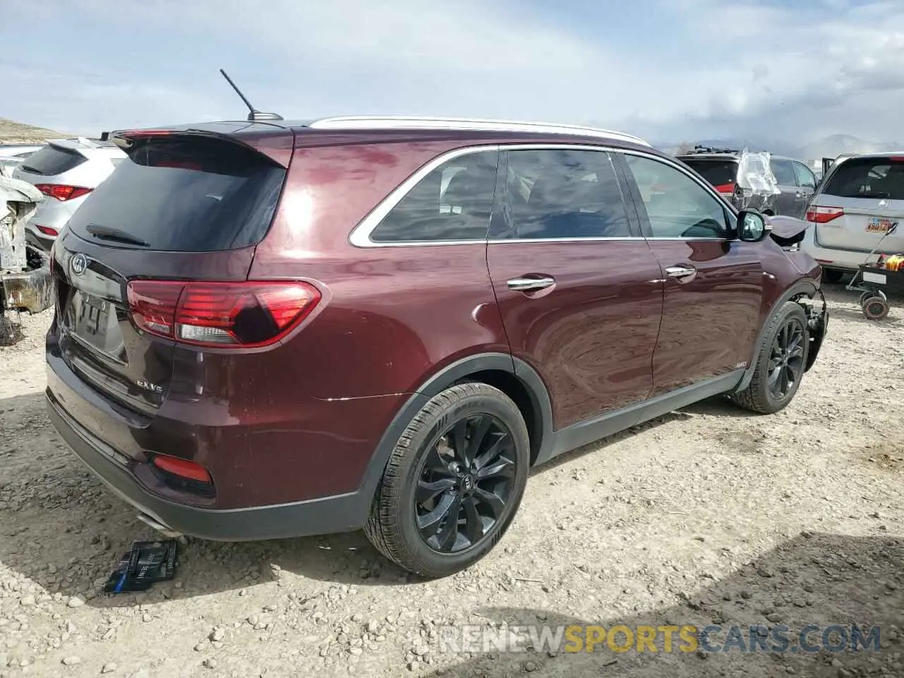 3 Photograph of a damaged car 5XYPHDA56LG694667 KIA SORENTO 2020