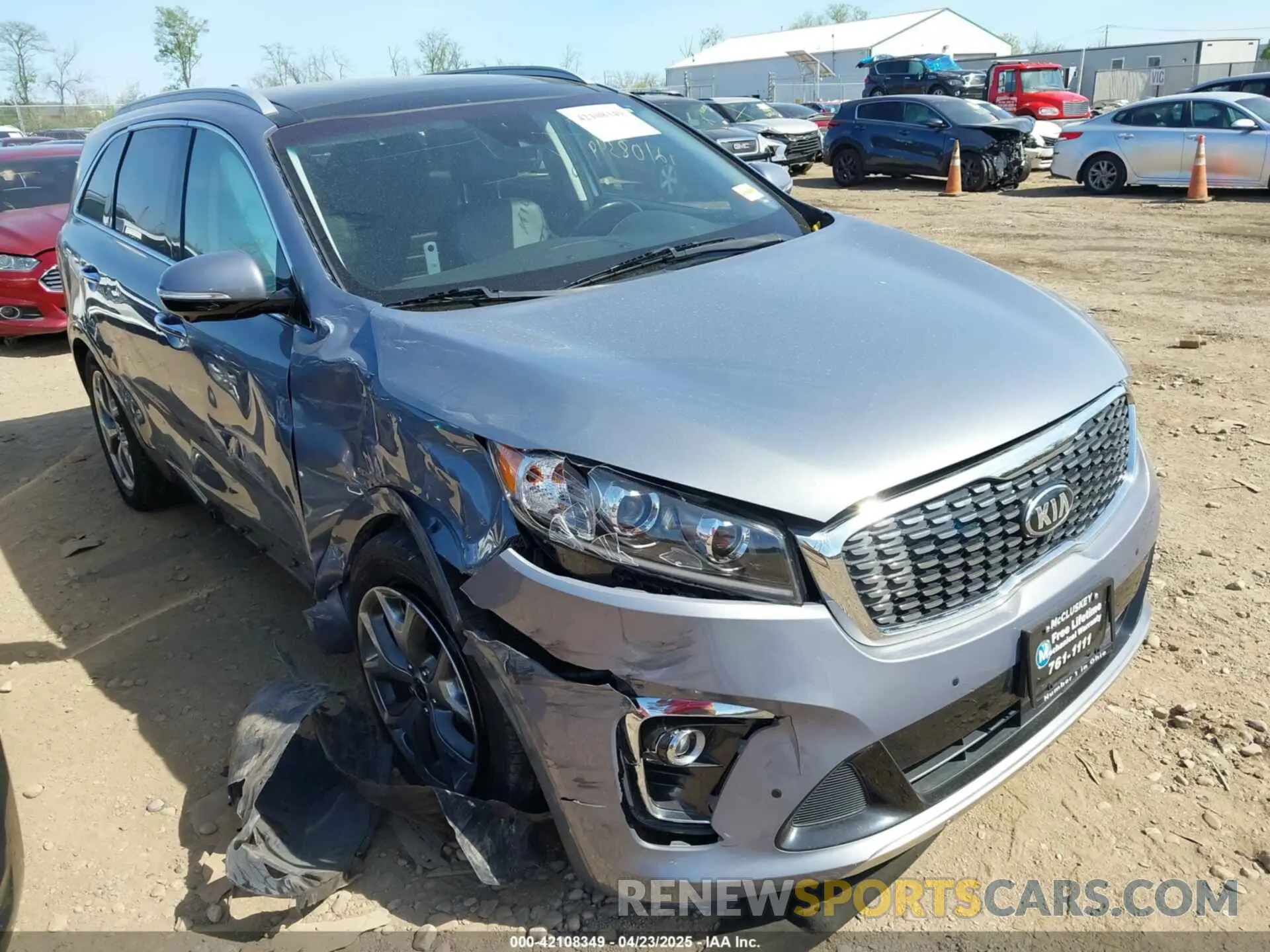 1 Photograph of a damaged car 5XYPKDA53LG646612 KIA SORENTO 2020