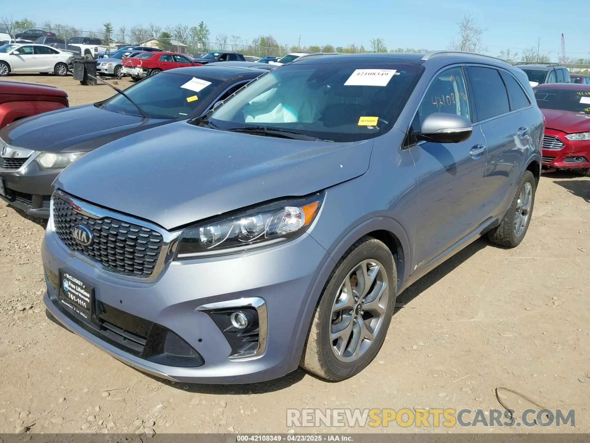 2 Photograph of a damaged car 5XYPKDA53LG646612 KIA SORENTO 2020