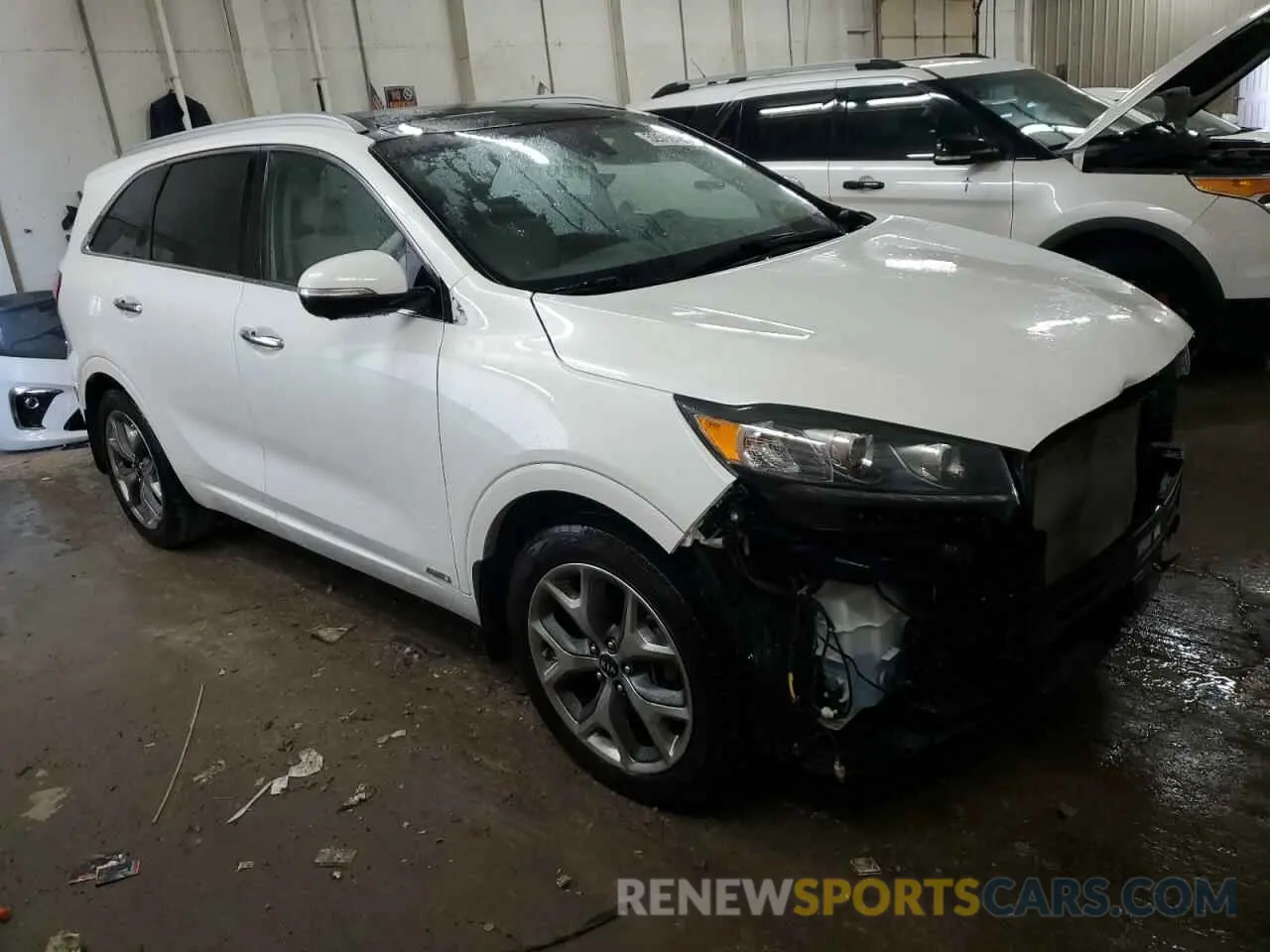 4 Photograph of a damaged car 5XYPKDA56LG652291 KIA SORENTO 2020
