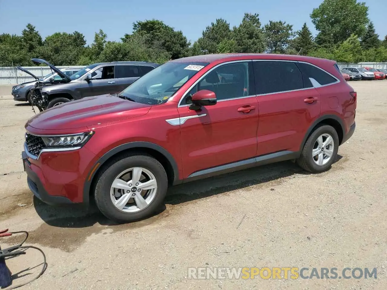 1 Photograph of a damaged car 5XYRG4LC0MG005702 KIA SORENTO 2021