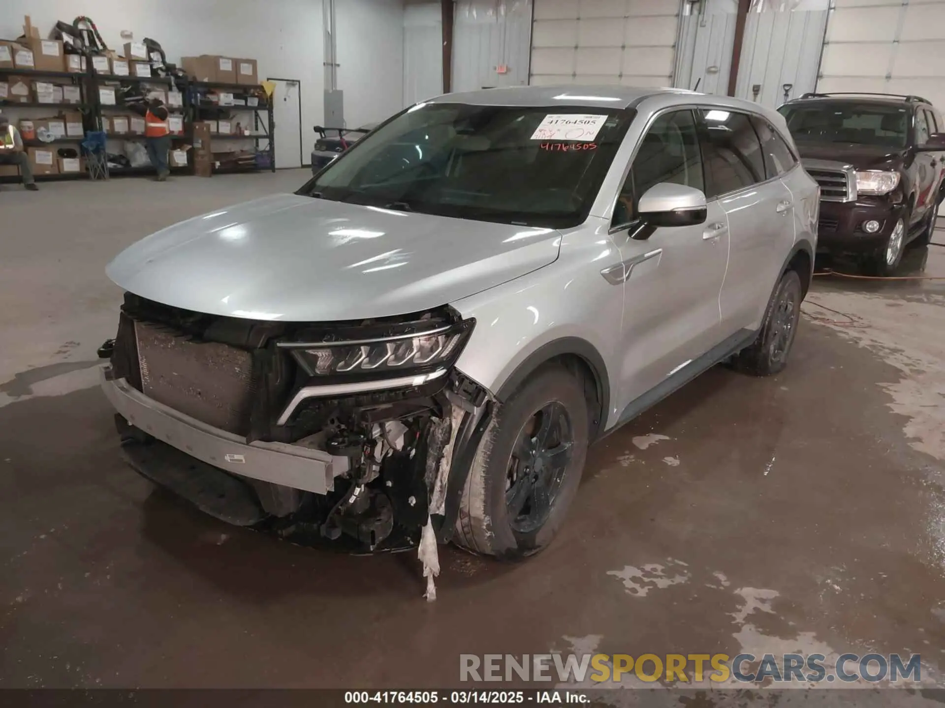 2 Photograph of a damaged car 5XYRG4LC0MG019700 KIA SORENTO 2021