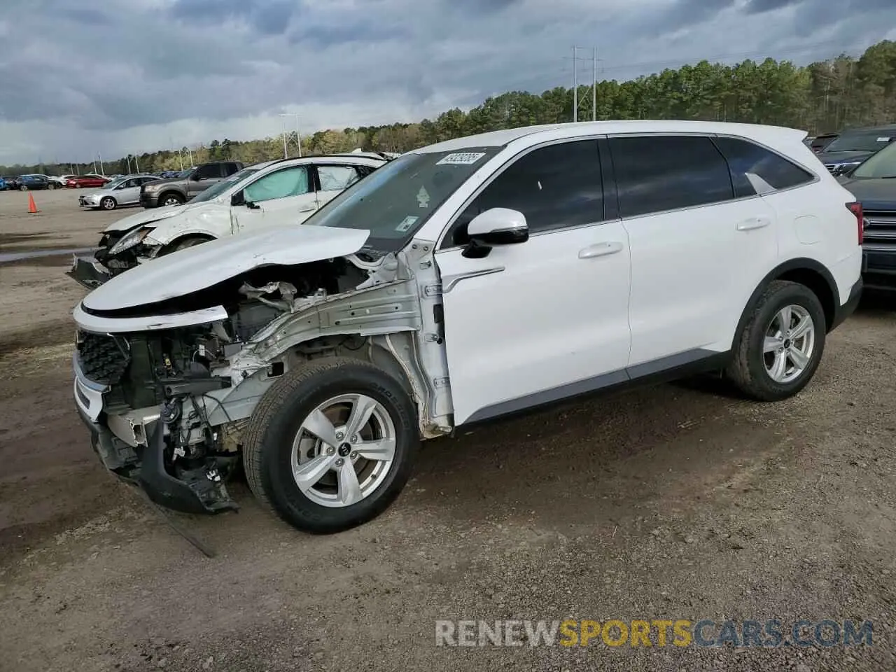 1 Photograph of a damaged car 5XYRG4LC3MG028715 KIA SORENTO 2021