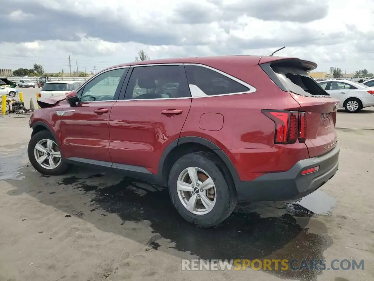 2 Photograph of a damaged car 5XYRG4LC8MG026085 KIA SORENTO 2021