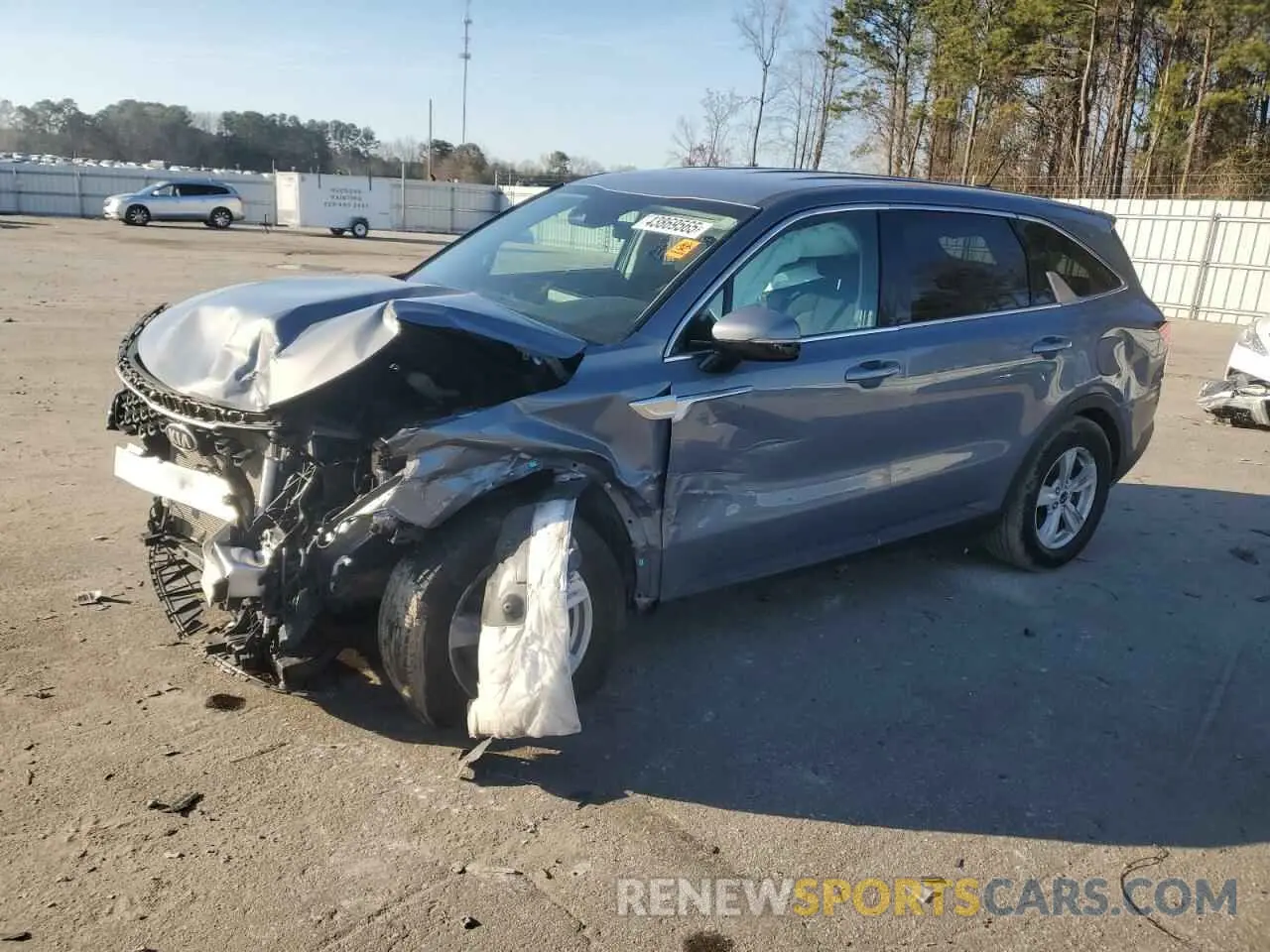1 Photograph of a damaged car 5XYRG4LC9MG057426 KIA SORENTO 2021