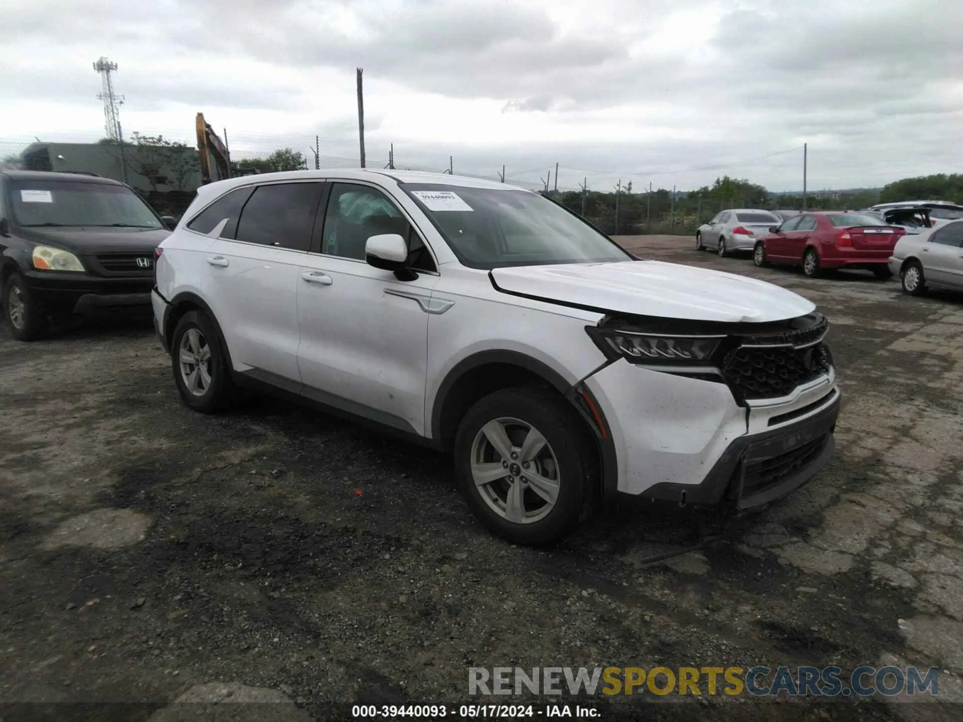 1 Photograph of a damaged car 5XYRG4LCXMG017520 KIA SORENTO 2021