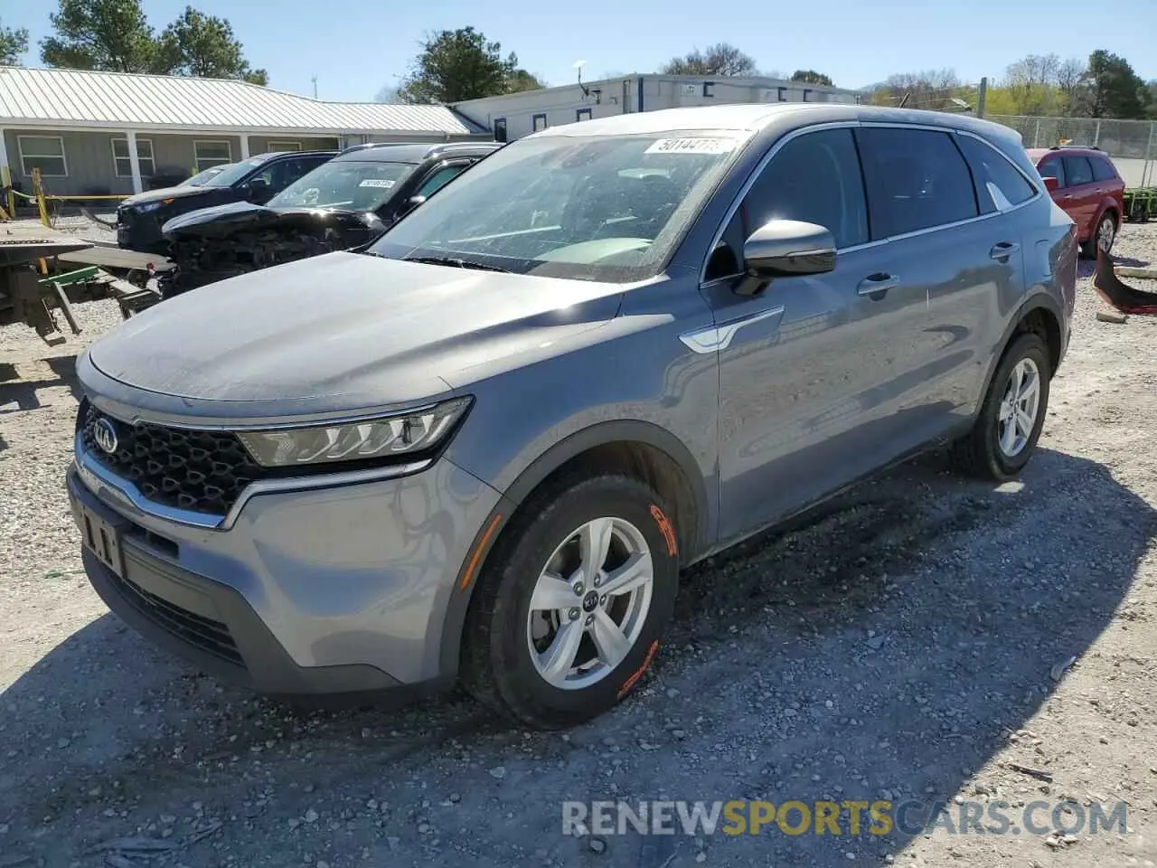 1 Photograph of a damaged car 5XYRGDLC6MG017336 KIA SORENTO 2021