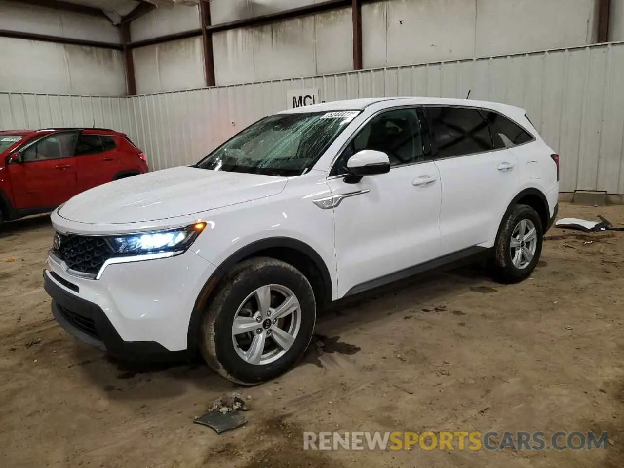 1 Photograph of a damaged car 5XYRGDLC7MG002909 KIA SORENTO 2021