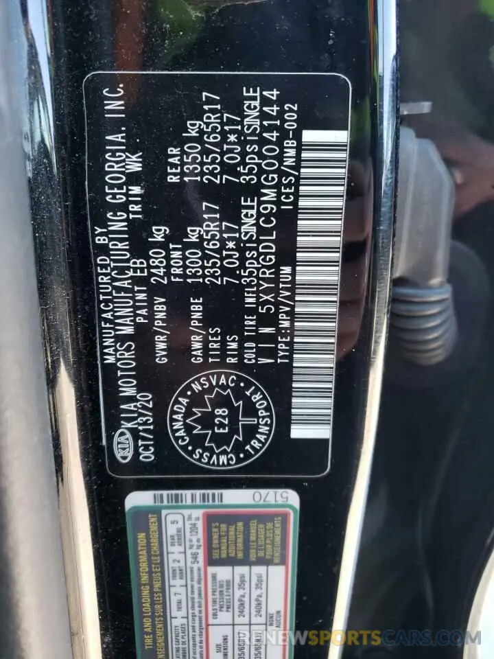 13 Photograph of a damaged car 5XYRGDLC9MG004144 KIA SORENTO 2021