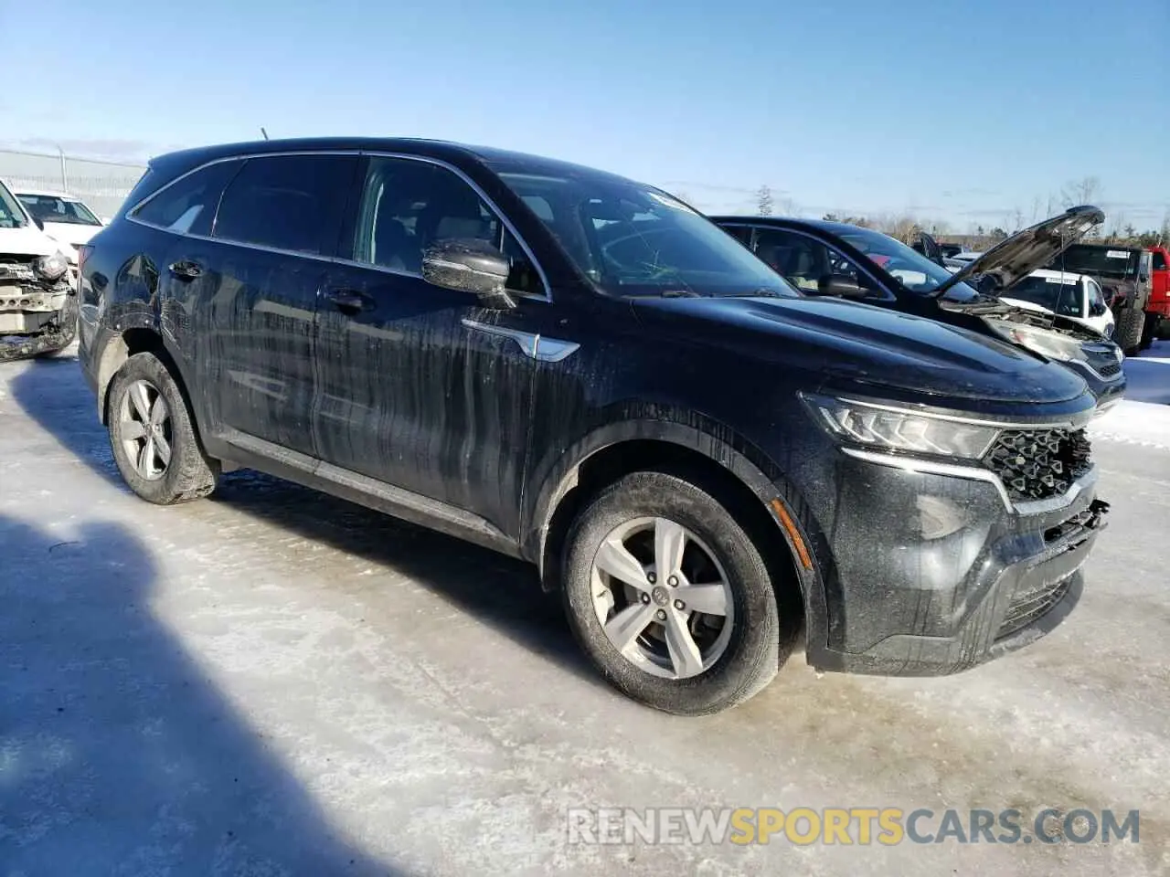 4 Photograph of a damaged car 5XYRGDLC9MG004144 KIA SORENTO 2021