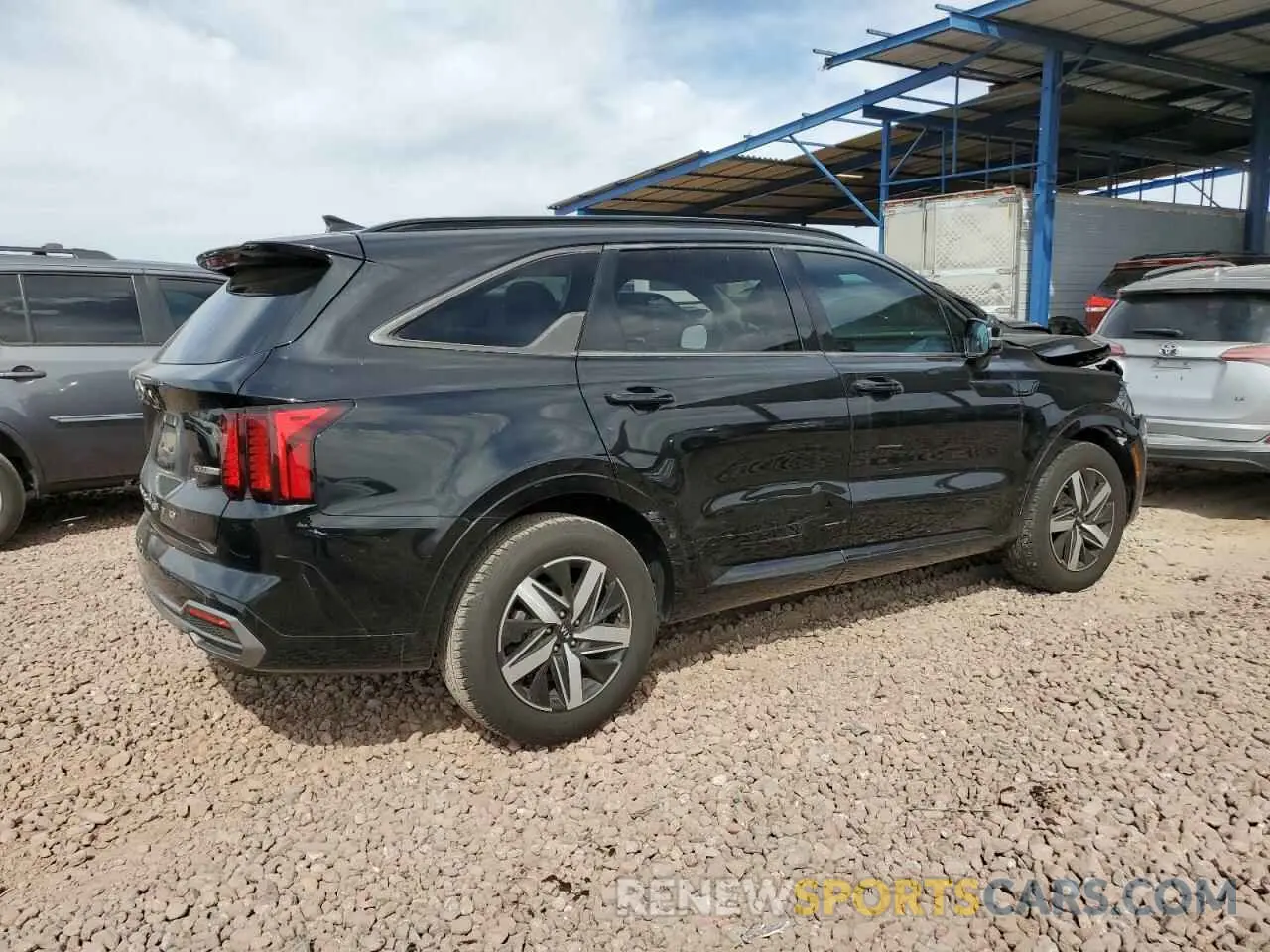 3 Photograph of a damaged car 5XYRH4LF0MG037220 KIA SORENTO 2021