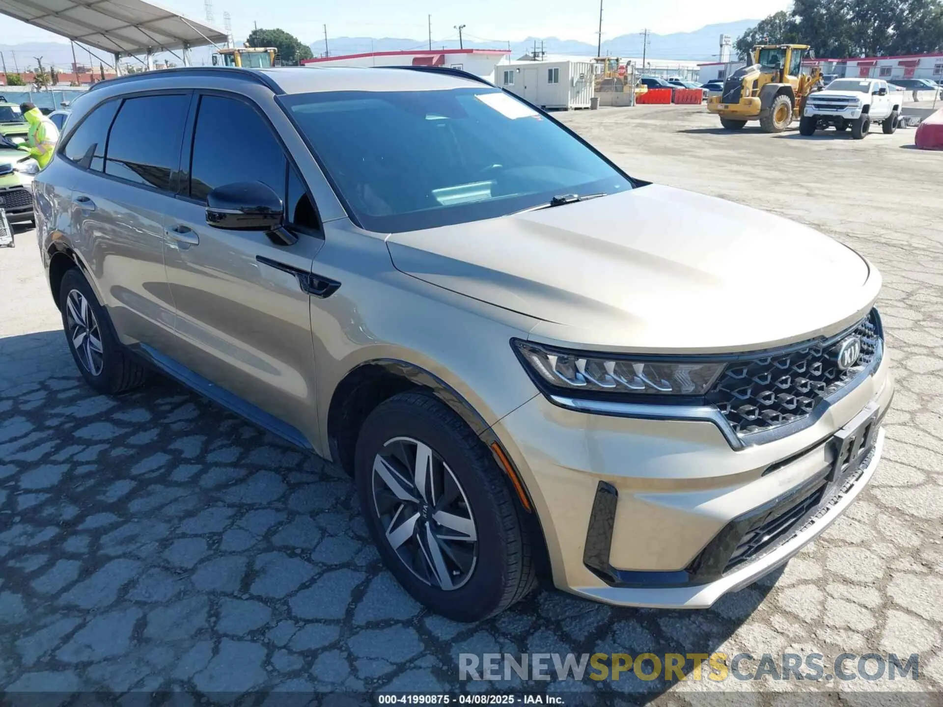 1 Photograph of a damaged car 5XYRH4LF2MG011475 KIA SORENTO 2021