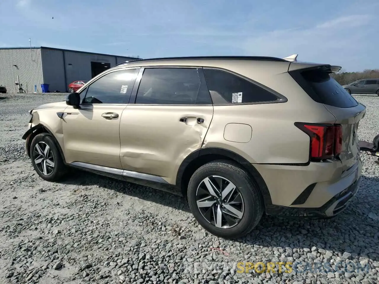 2 Photograph of a damaged car 5XYRH4LF2MG058053 KIA SORENTO 2021