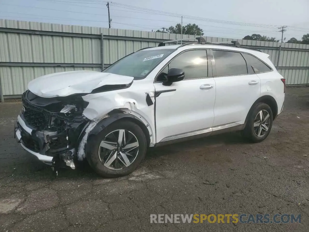 1 Photograph of a damaged car 5XYRH4LF4MG031145 KIA SORENTO 2021