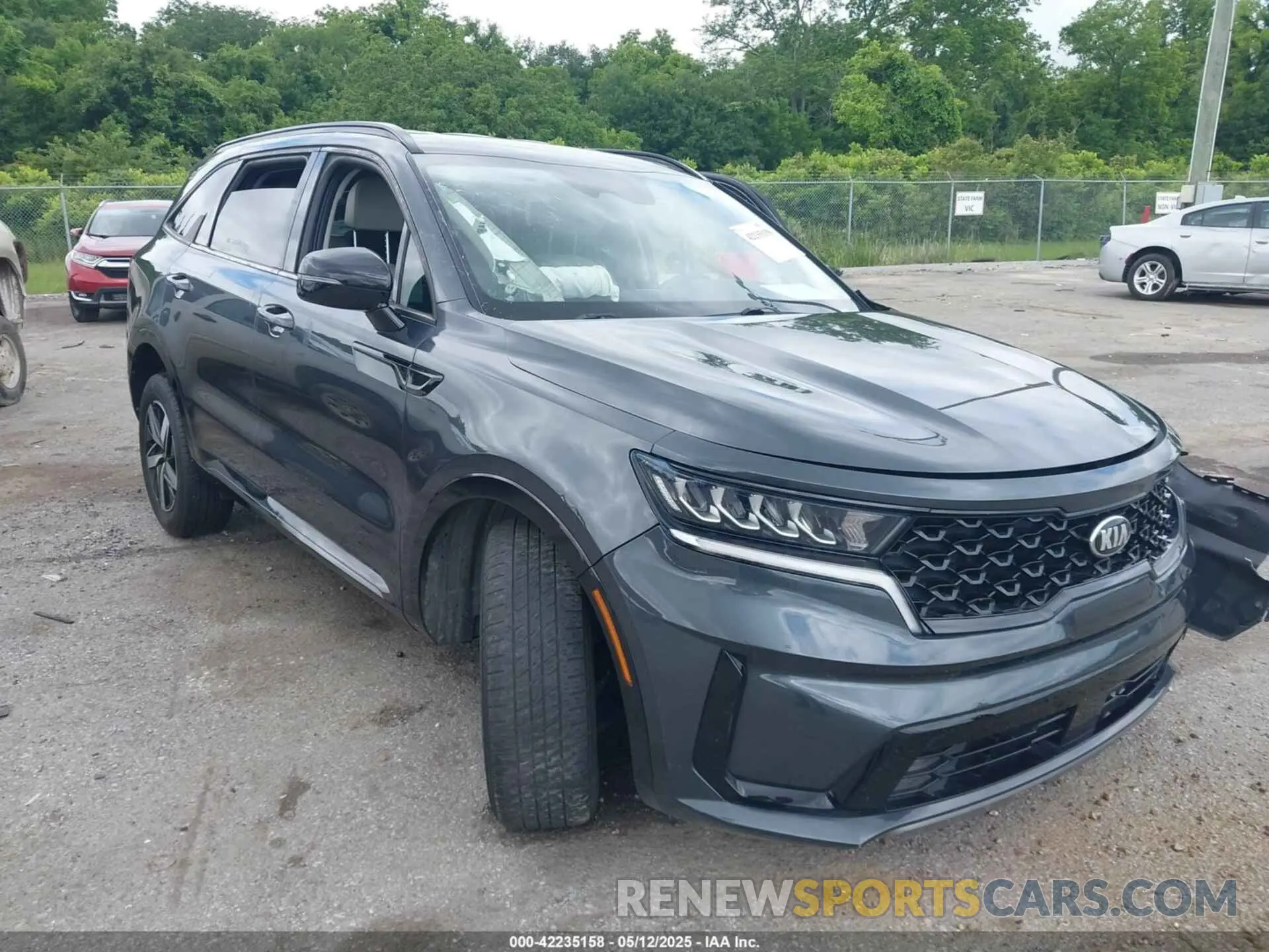 1 Photograph of a damaged car 5XYRH4LF4MG032974 KIA SORENTO 2021