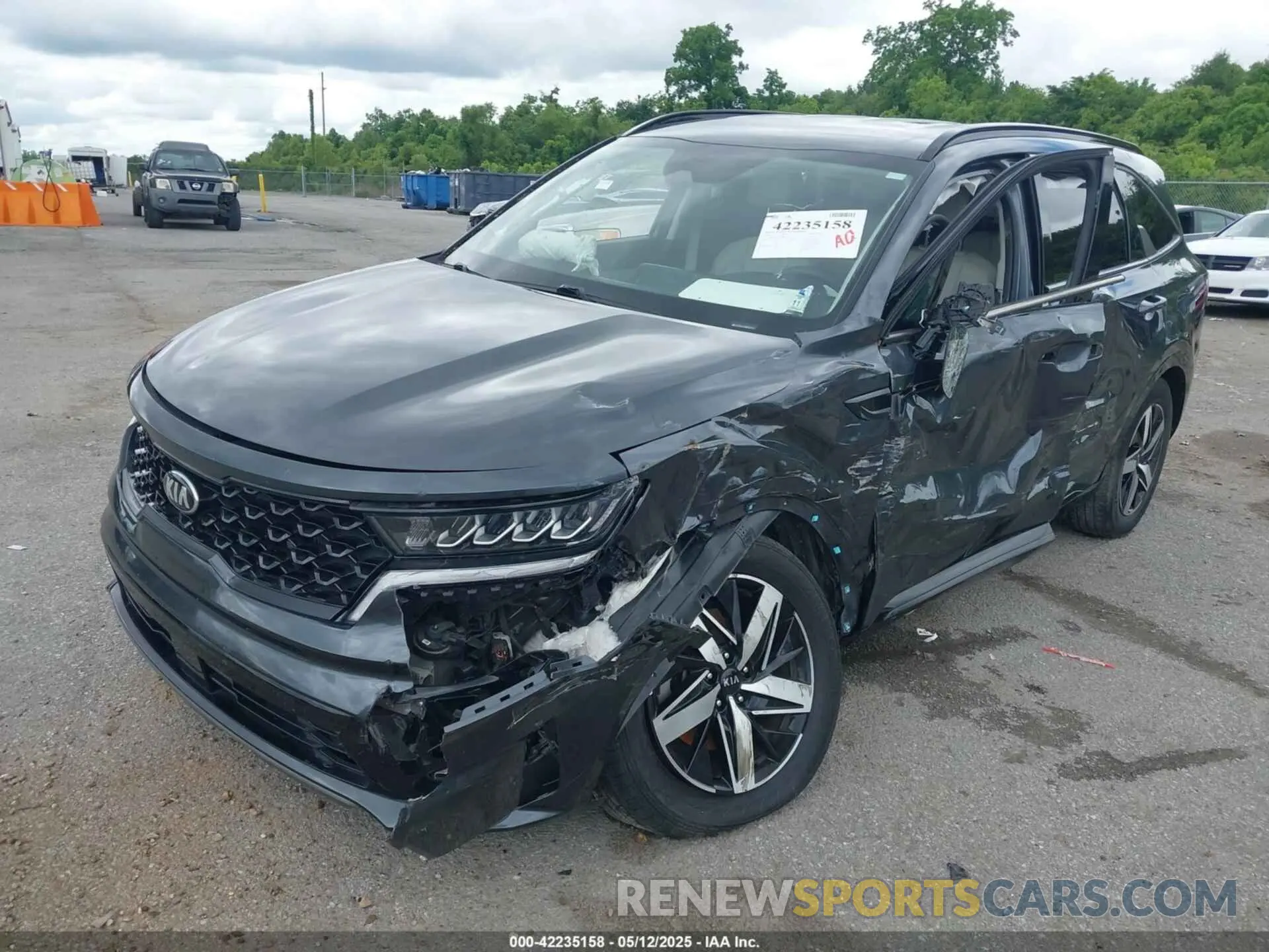 2 Photograph of a damaged car 5XYRH4LF4MG032974 KIA SORENTO 2021