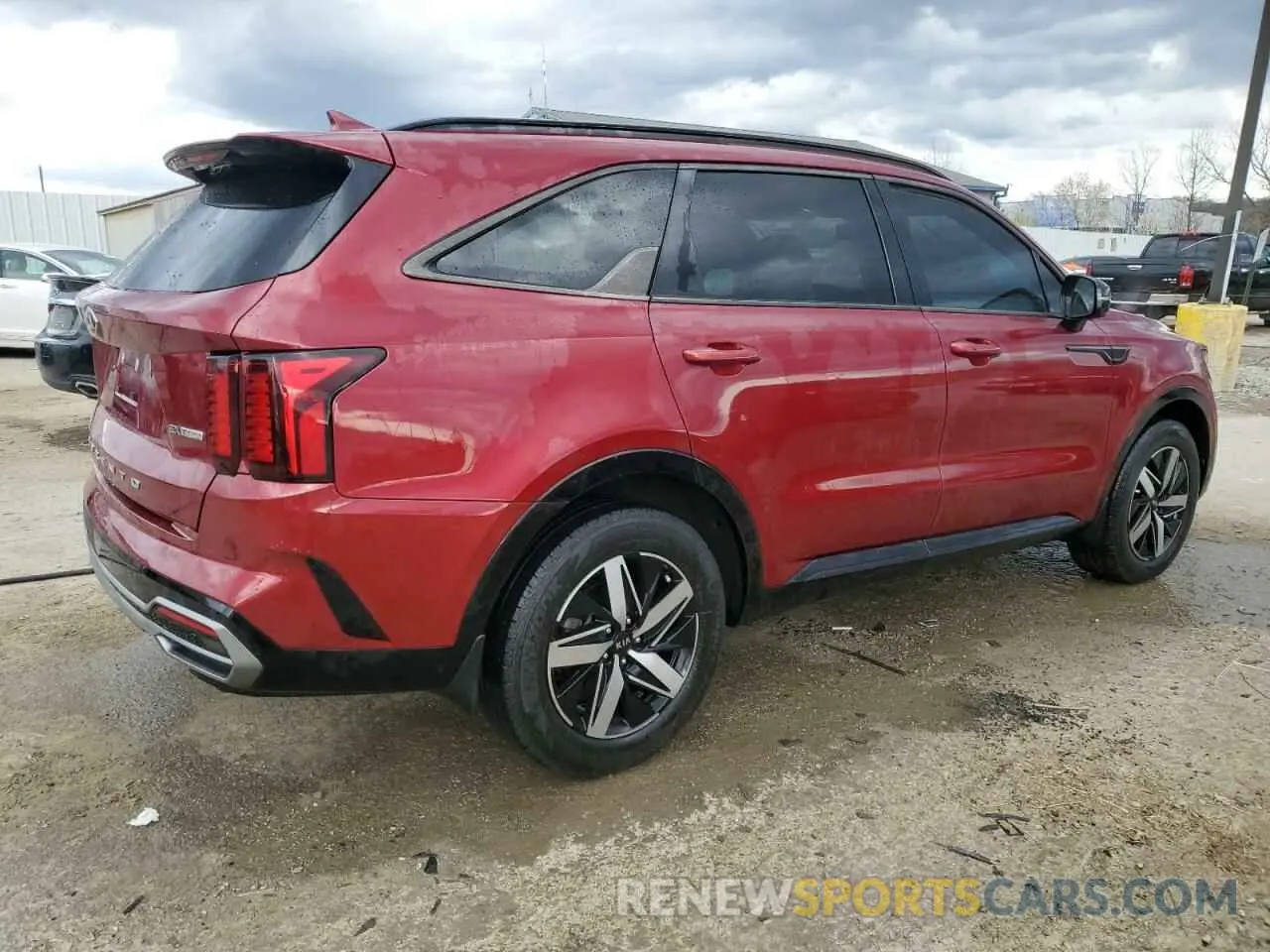 3 Photograph of a damaged car 5XYRH4LF5MG070407 KIA SORENTO 2021