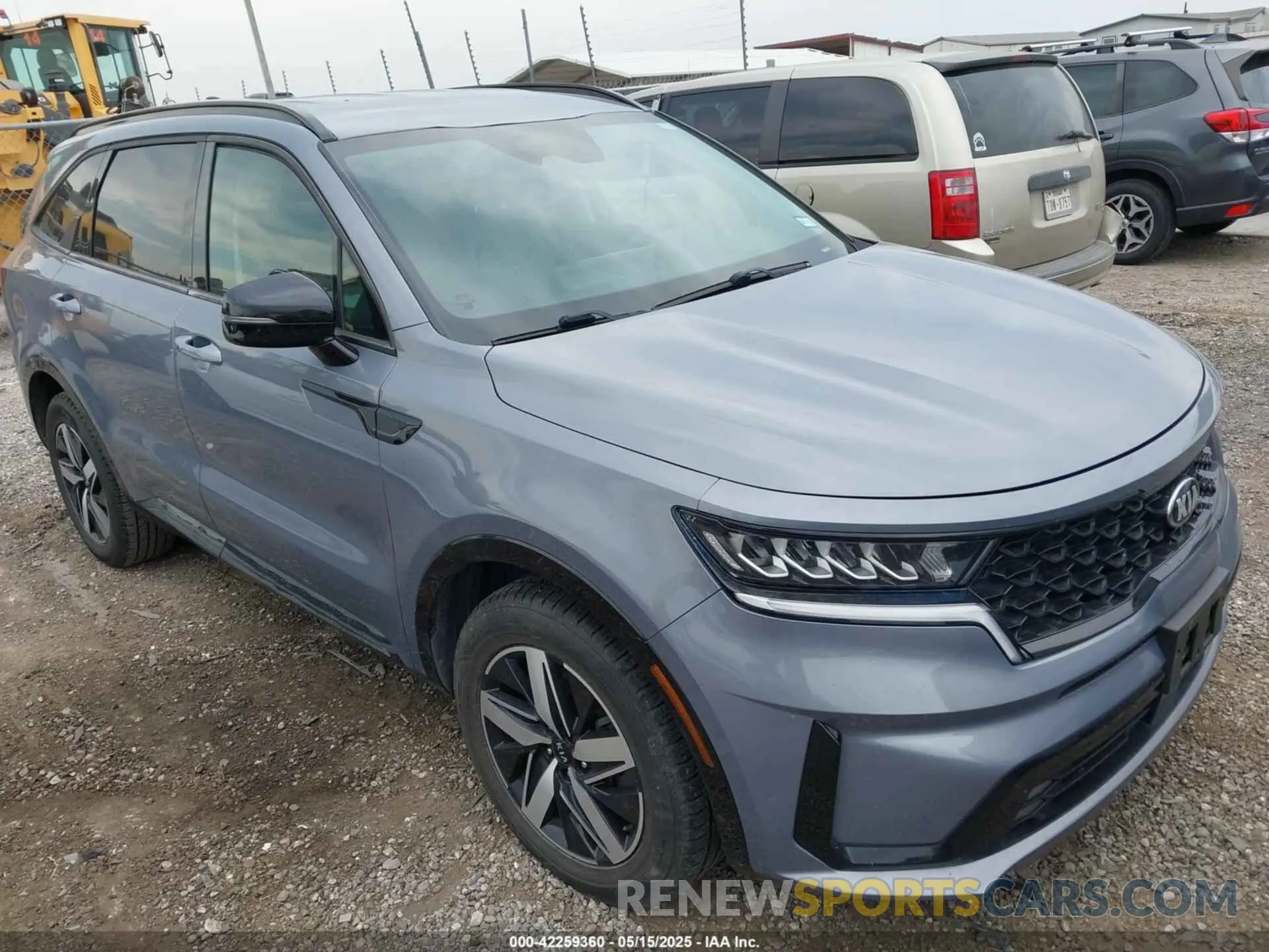 1 Photograph of a damaged car 5XYRH4LF6MG031504 KIA SORENTO 2021