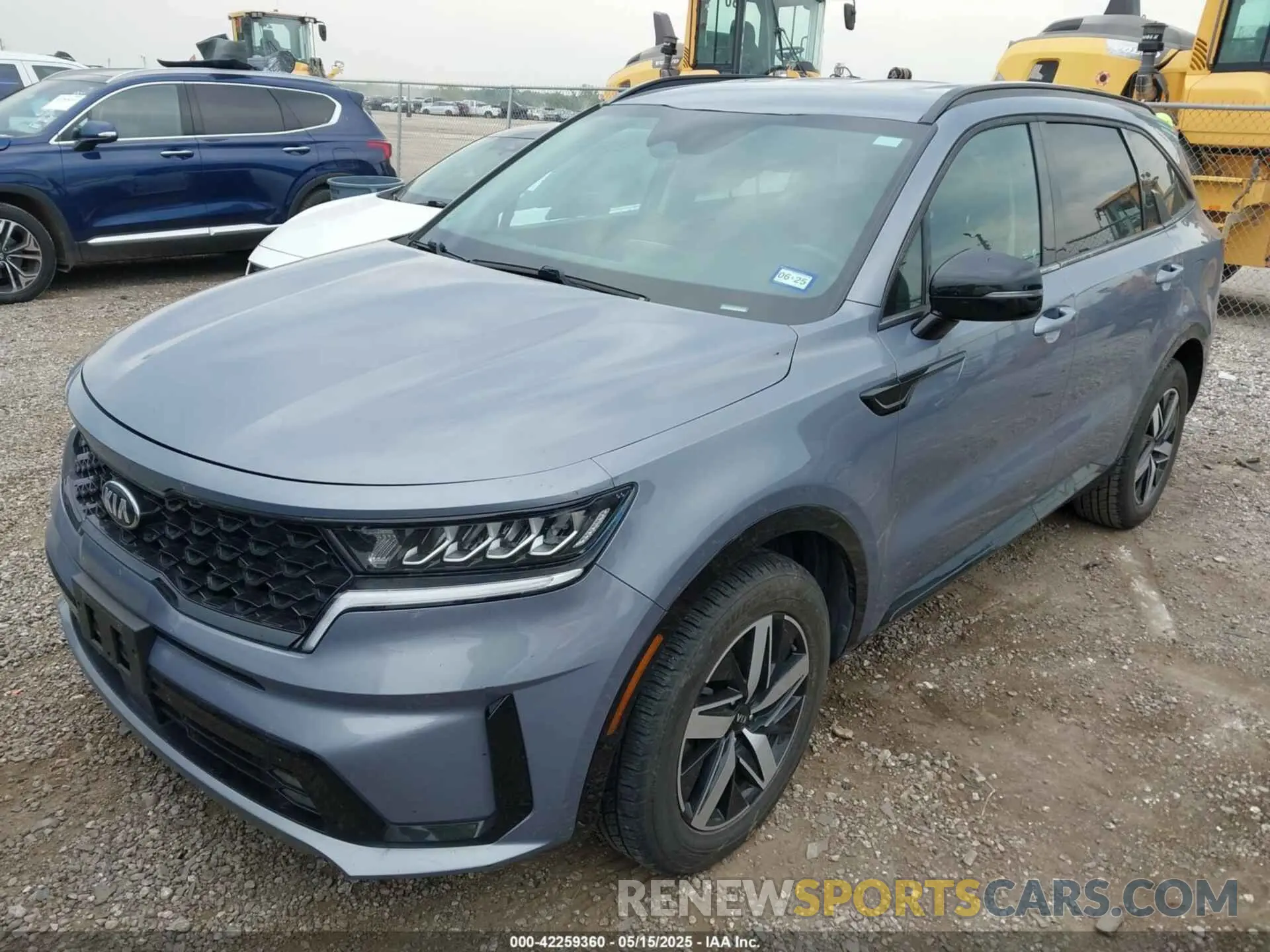 2 Photograph of a damaged car 5XYRH4LF6MG031504 KIA SORENTO 2021