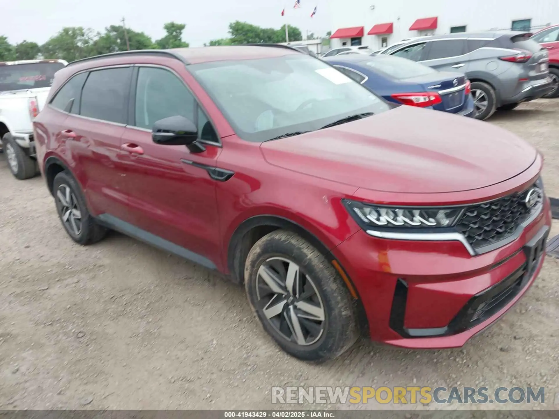 1 Photograph of a damaged car 5XYRH4LF7MG065466 KIA SORENTO 2021