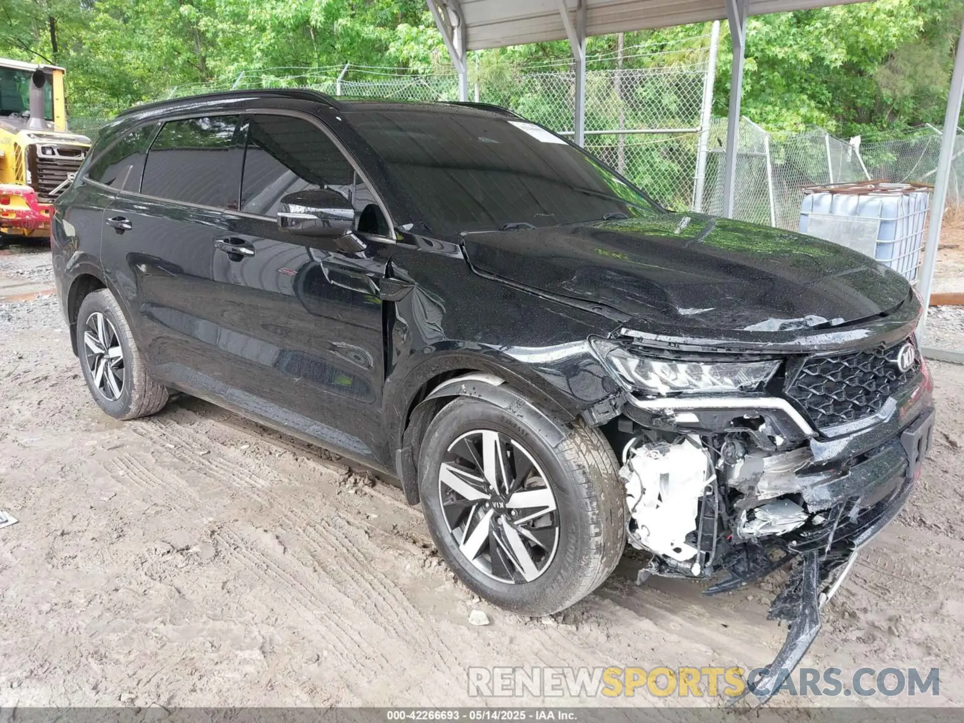 1 Photograph of a damaged car 5XYRH4LF8MG035053 KIA SORENTO 2021