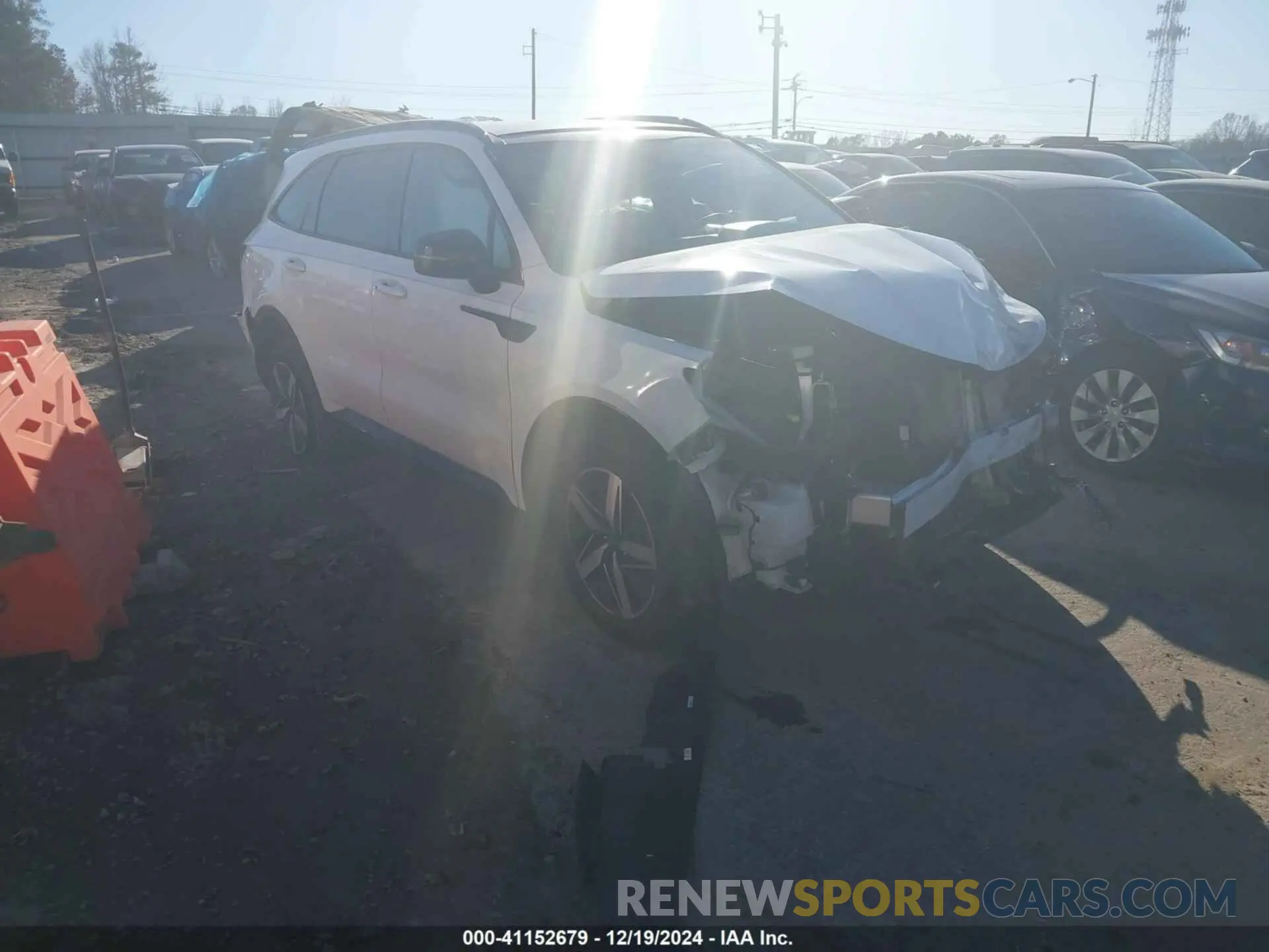 1 Photograph of a damaged car 5XYRH4LF9MG034946 KIA SORENTO 2021