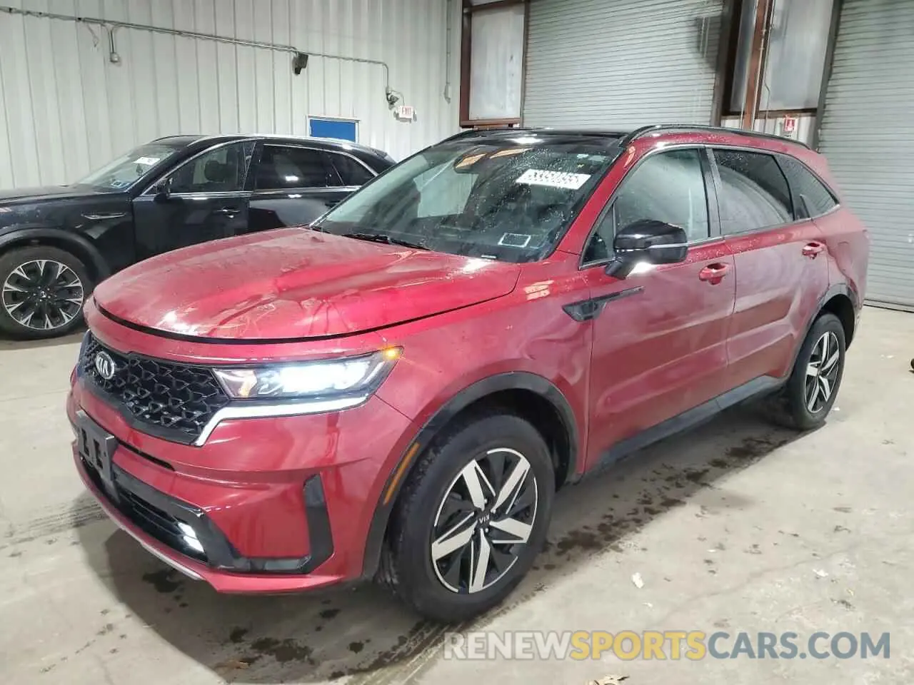 1 Photograph of a damaged car 5XYRHDLF2MG024680 KIA SORENTO 2021