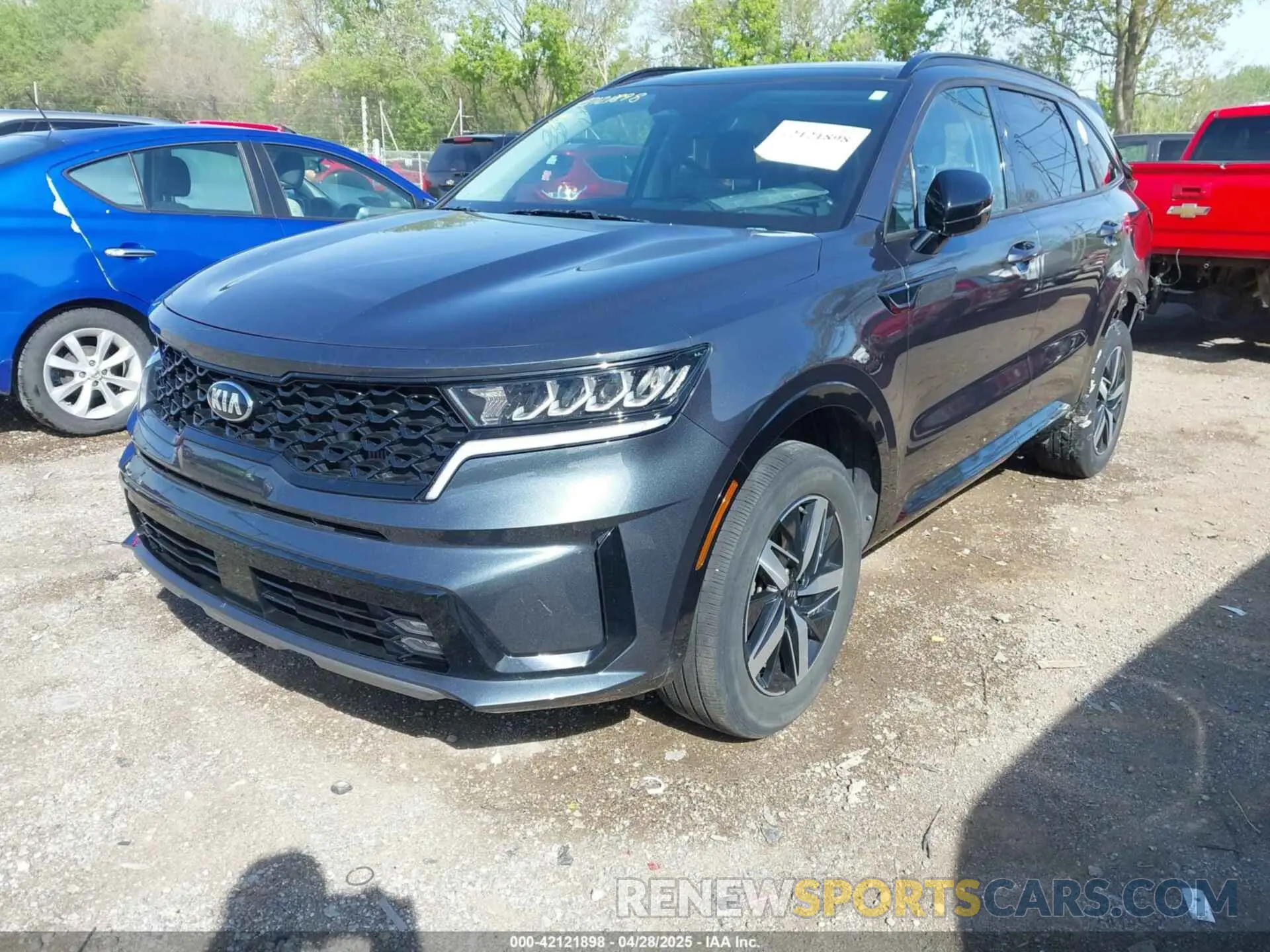 2 Photograph of a damaged car 5XYRHDLF2MG068579 KIA SORENTO 2021