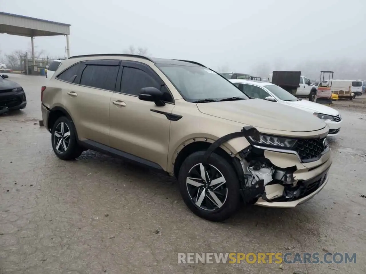 4 Photograph of a damaged car 5XYRHDLF3MG045750 KIA SORENTO 2021