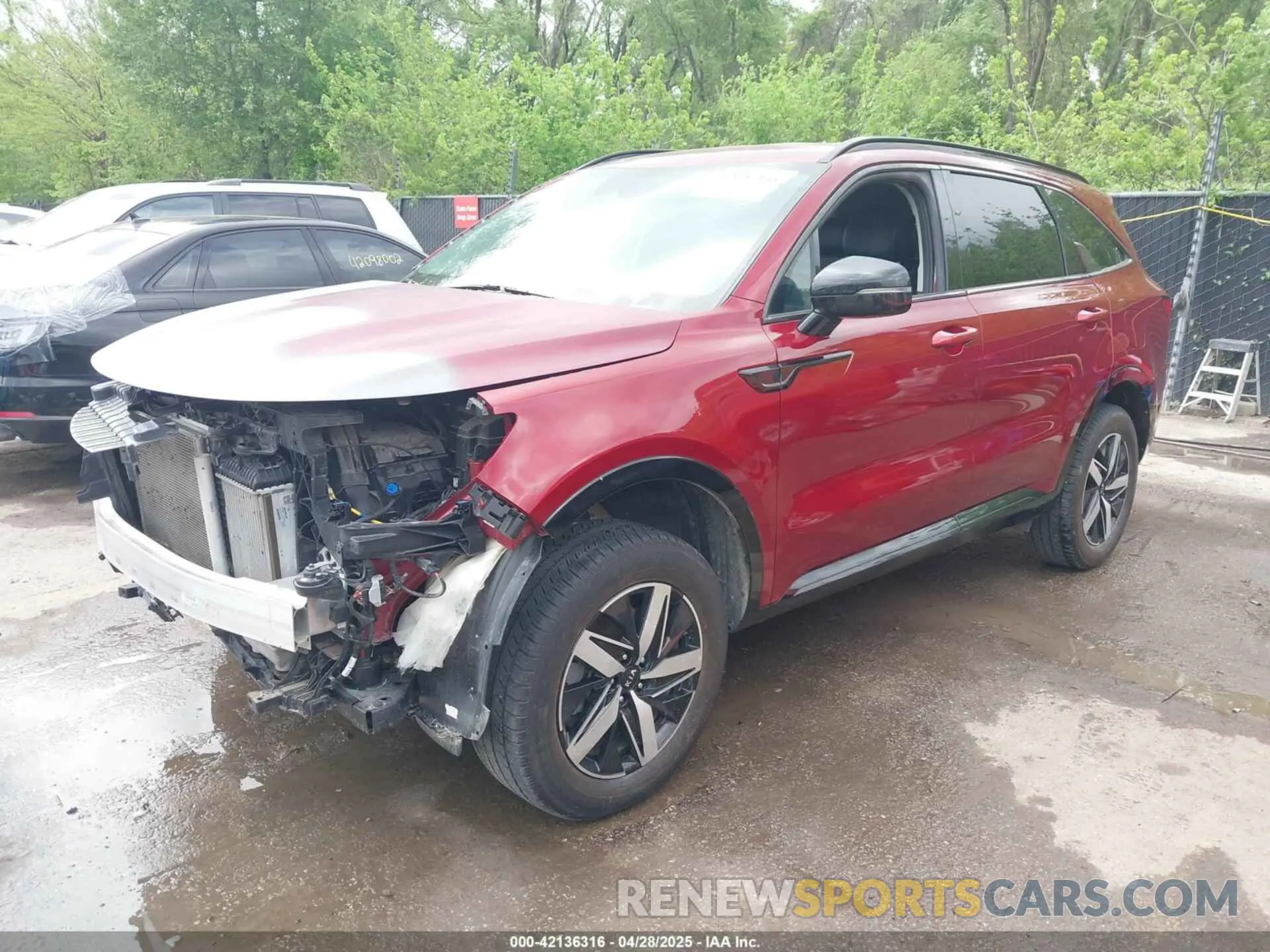 2 Photograph of a damaged car 5XYRHDLF6MG063000 KIA SORENTO 2021