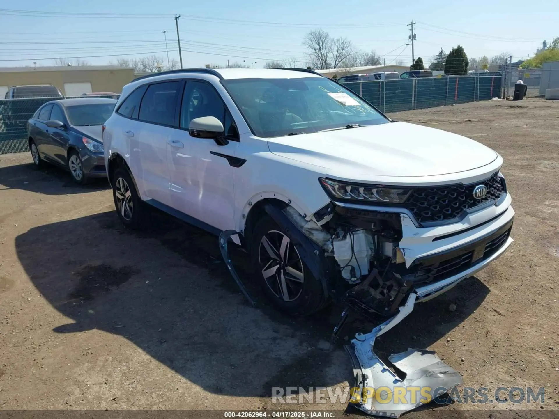 1 Photograph of a damaged car 5XYRHDLF7MG059909 KIA SORENTO 2021
