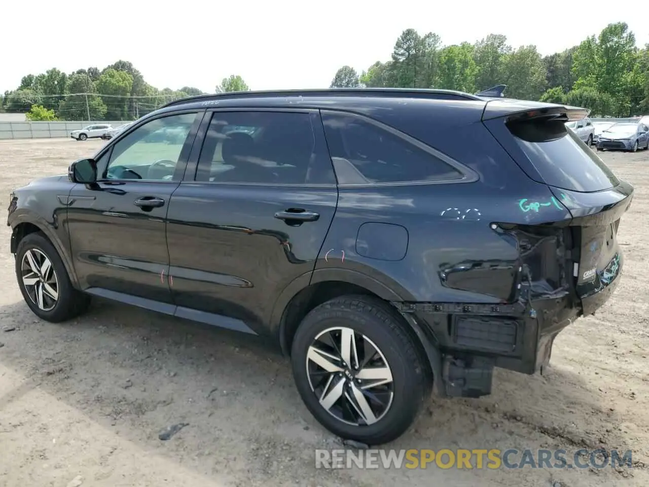 2 Photograph of a damaged car 5XYRHDLF8MG028880 KIA SORENTO 2021