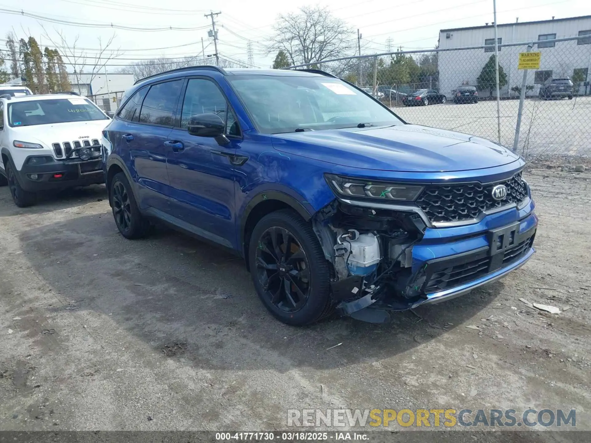 1 Photograph of a damaged car 5XYRK4LF1MG073547 KIA SORENTO 2021
