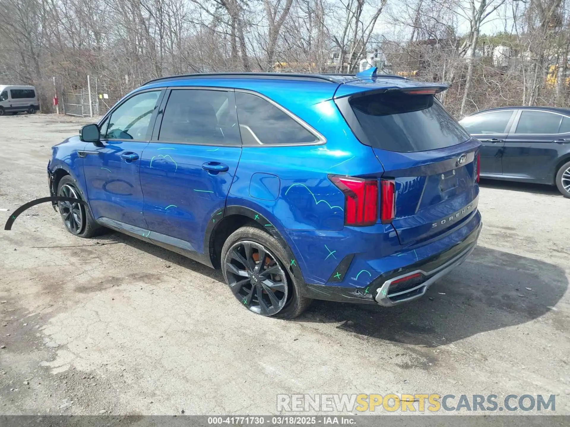 3 Photograph of a damaged car 5XYRK4LF1MG073547 KIA SORENTO 2021