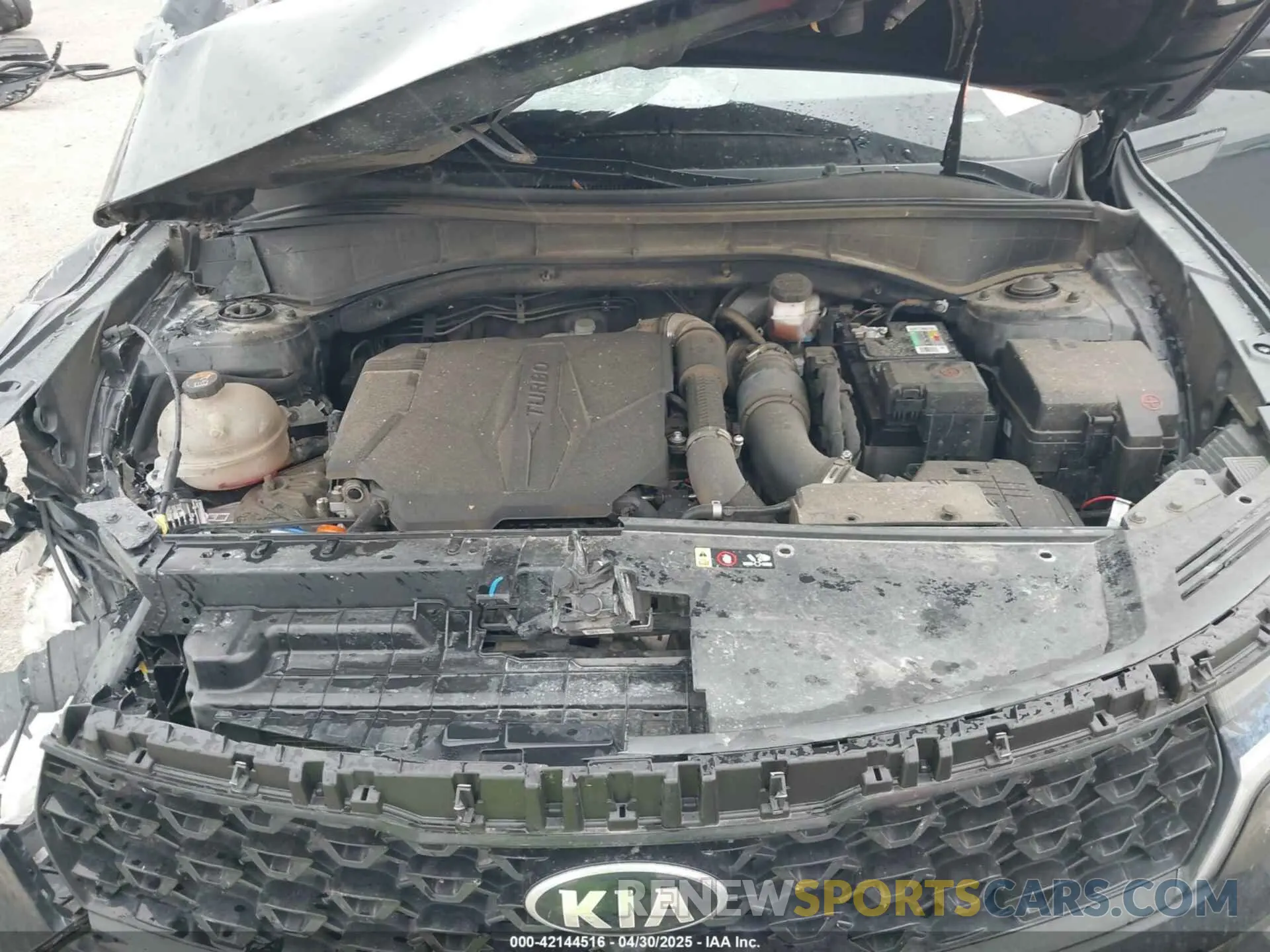 10 Photograph of a damaged car 5XYRK4LF2MG008853 KIA SORENTO 2021