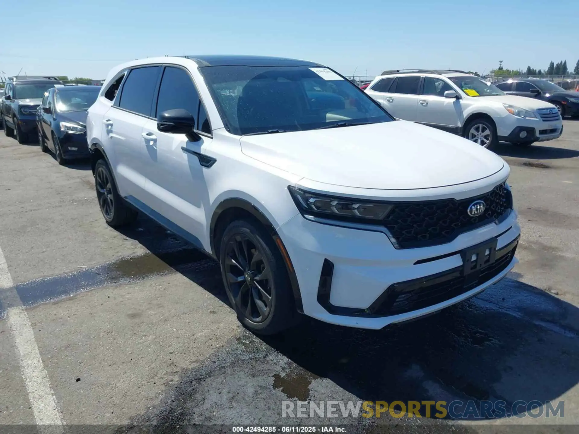 1 Photograph of a damaged car 5XYRK4LF2MG059642 KIA SORENTO 2021