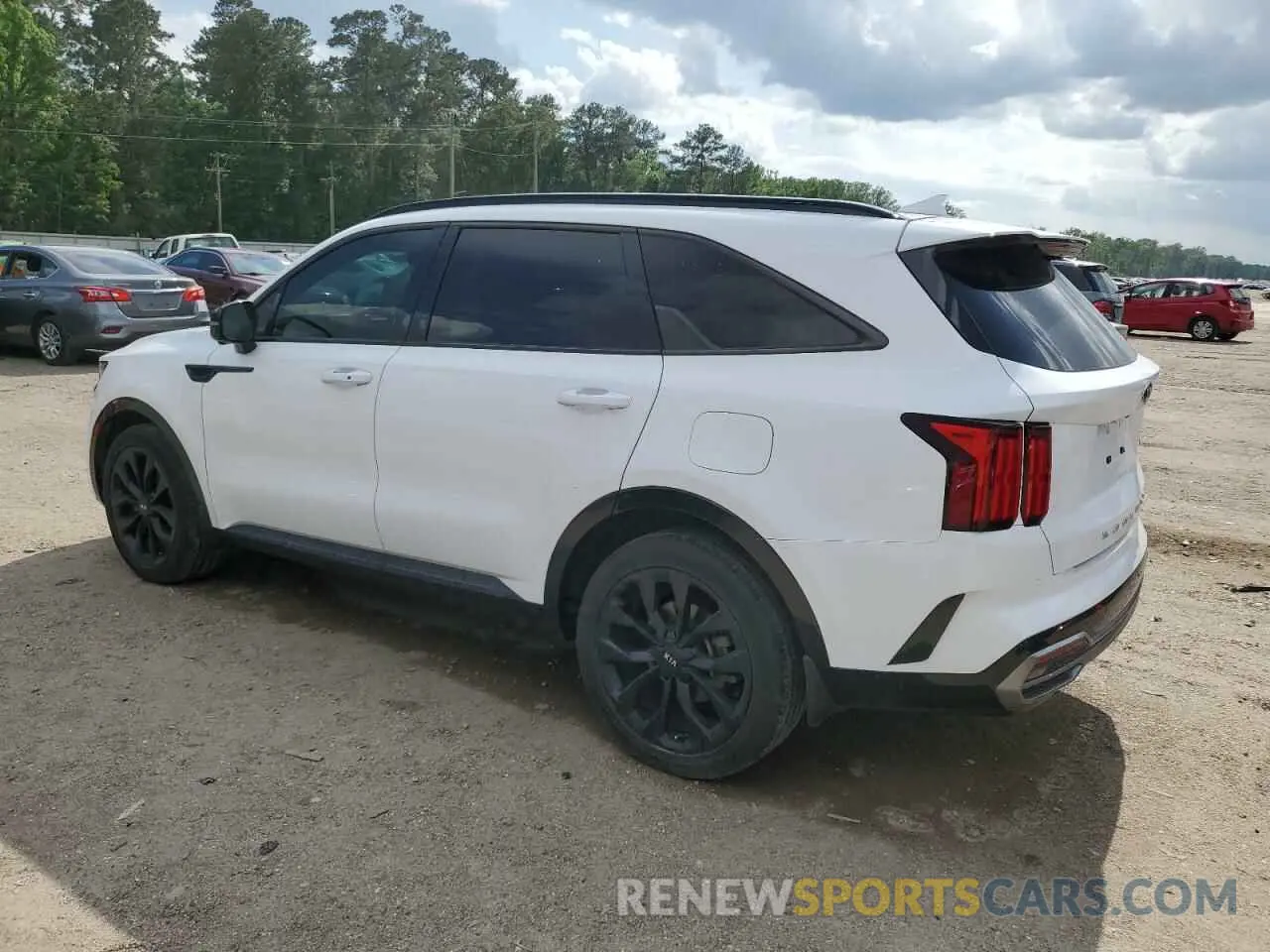 2 Photograph of a damaged car 5XYRK4LF3MG057270 KIA SORENTO 2021