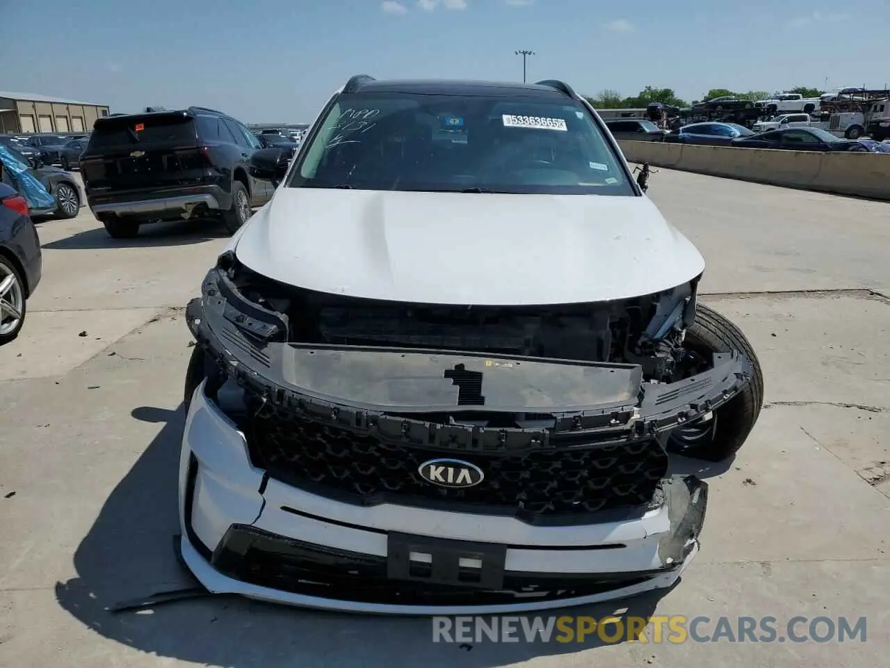 5 Photograph of a damaged car 5XYRK4LF5MG025002 KIA SORENTO 2021