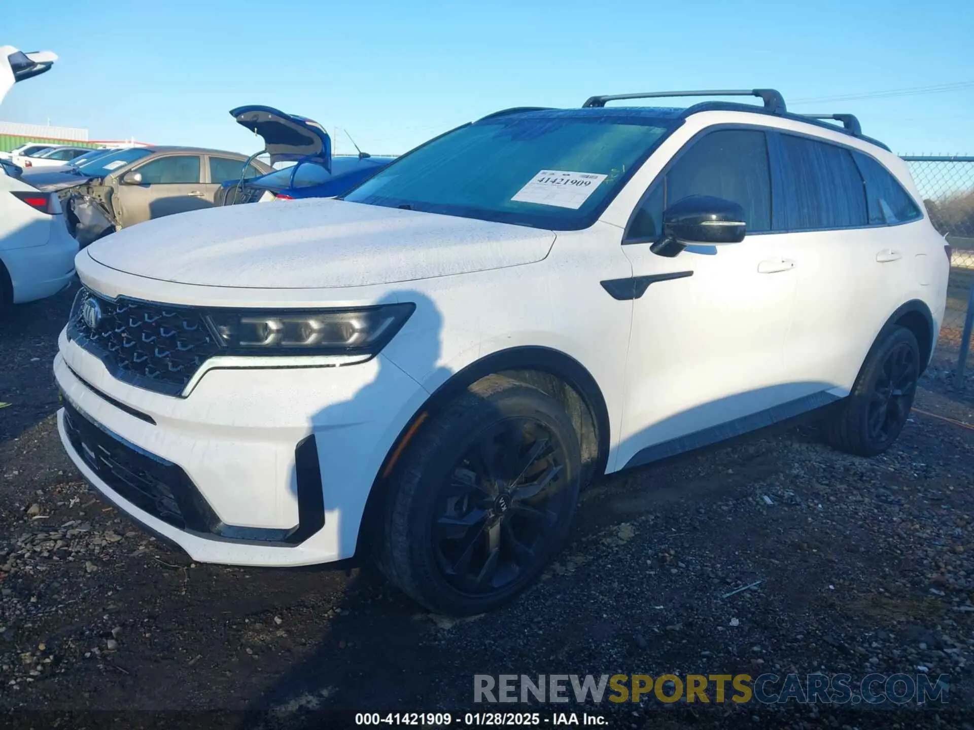 2 Photograph of a damaged car 5XYRK4LF6MG065315 KIA SORENTO 2021