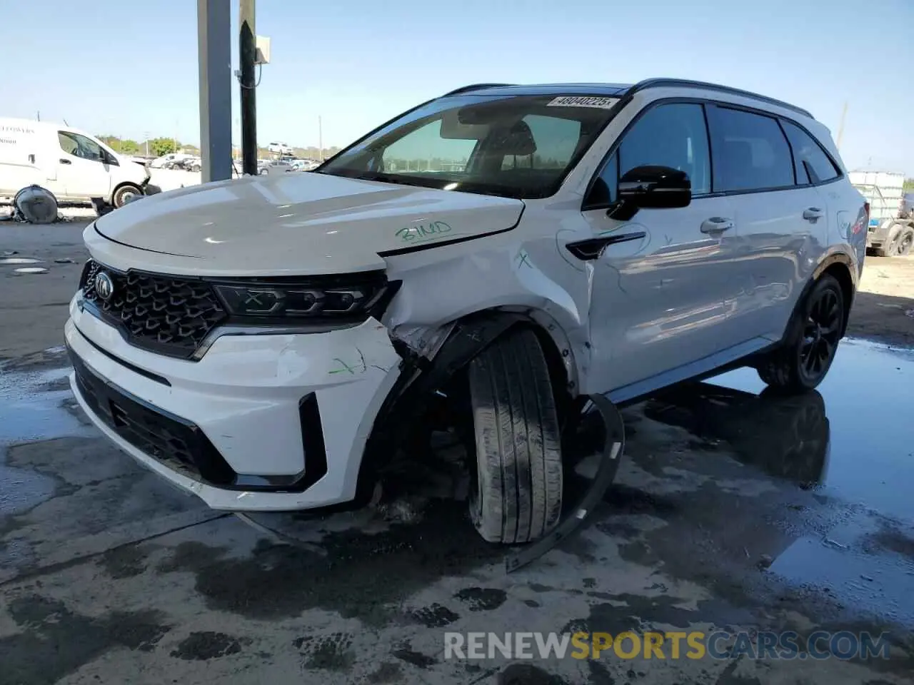 1 Photograph of a damaged car 5XYRK4LF7MG037085 KIA SORENTO 2021