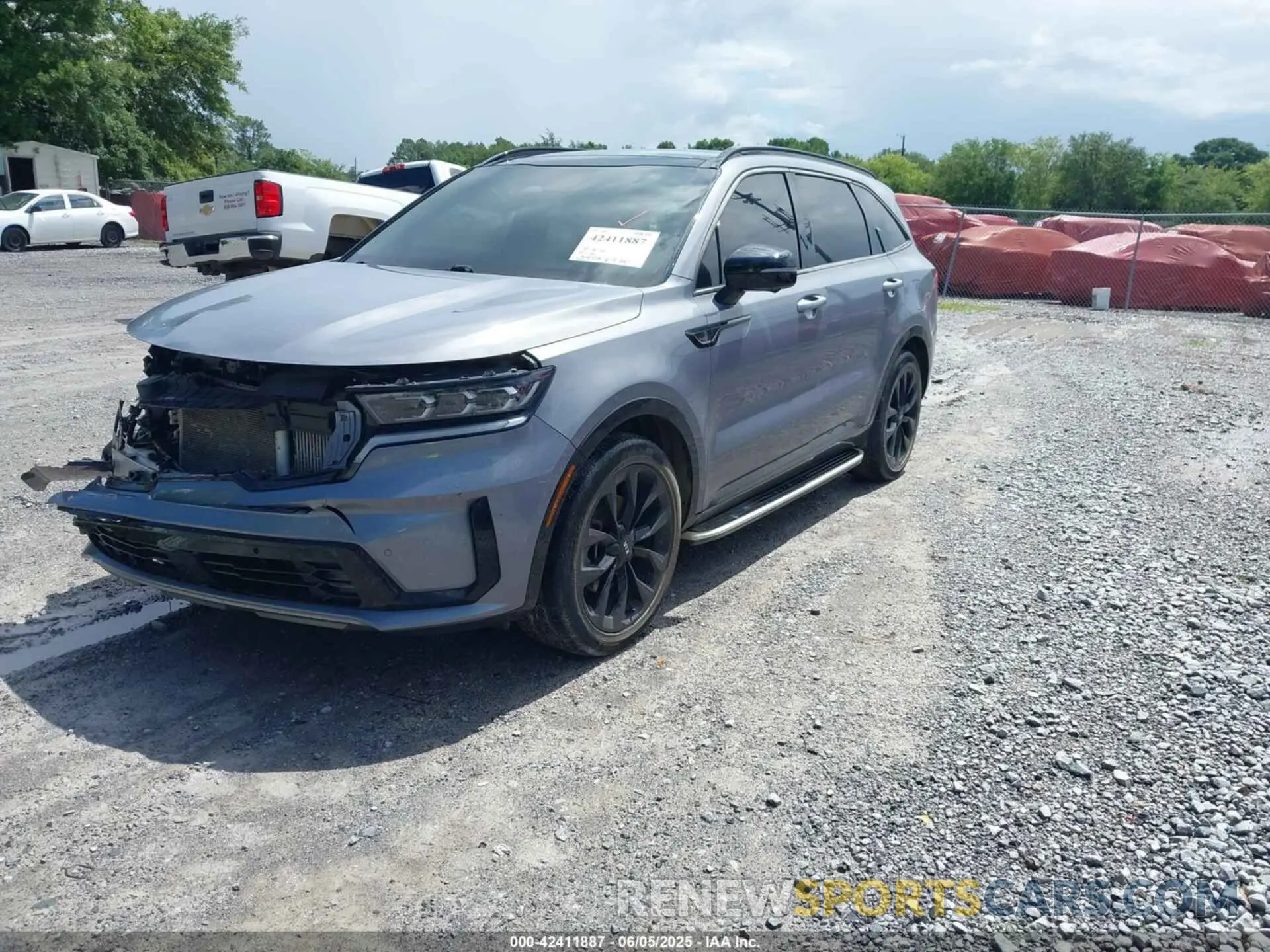 2 Photograph of a damaged car 5XYRK4LF7MG037510 KIA SORENTO 2021