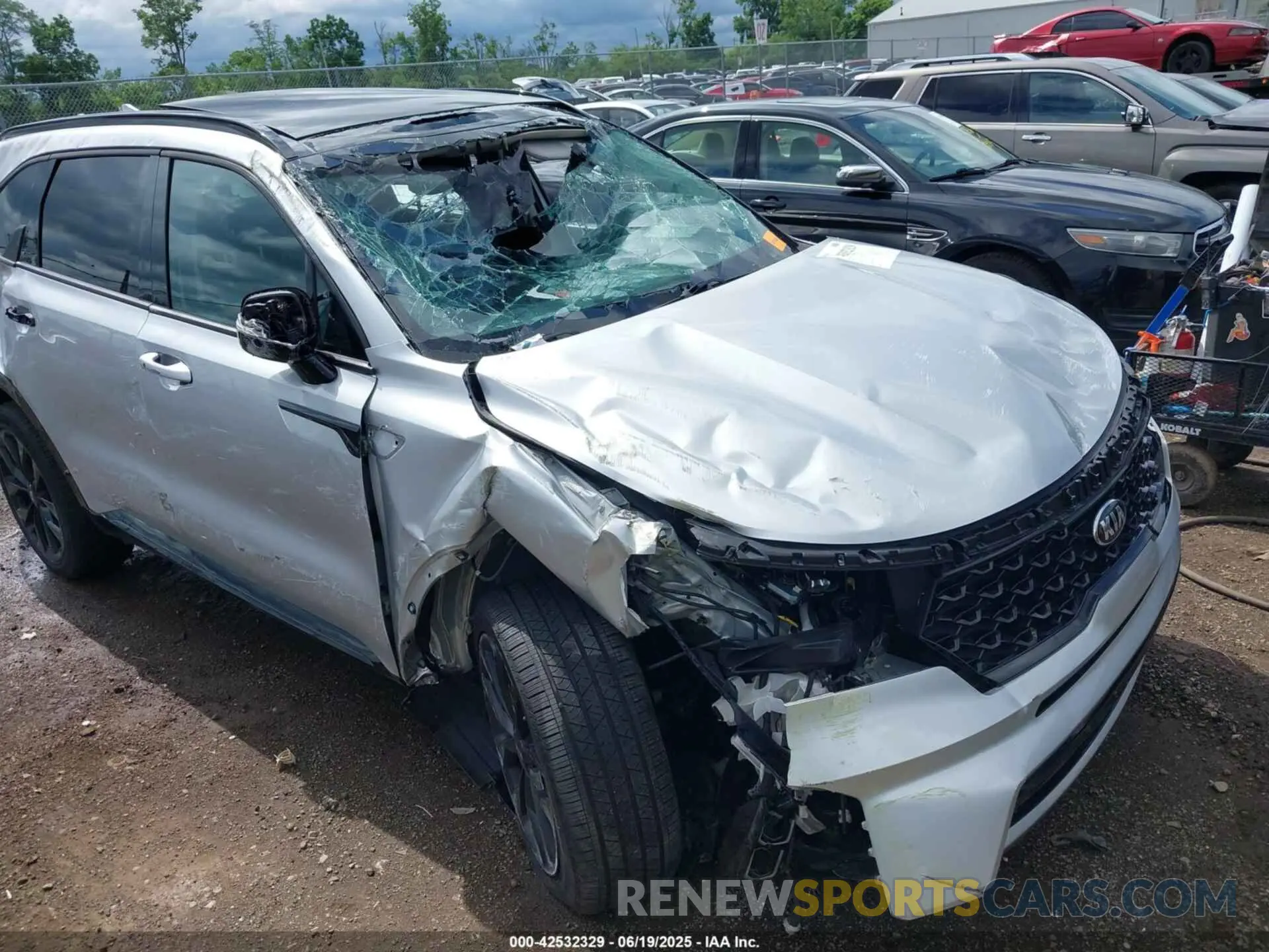6 Photograph of a damaged car 5XYRK4LF8MG036124 KIA SORENTO 2021