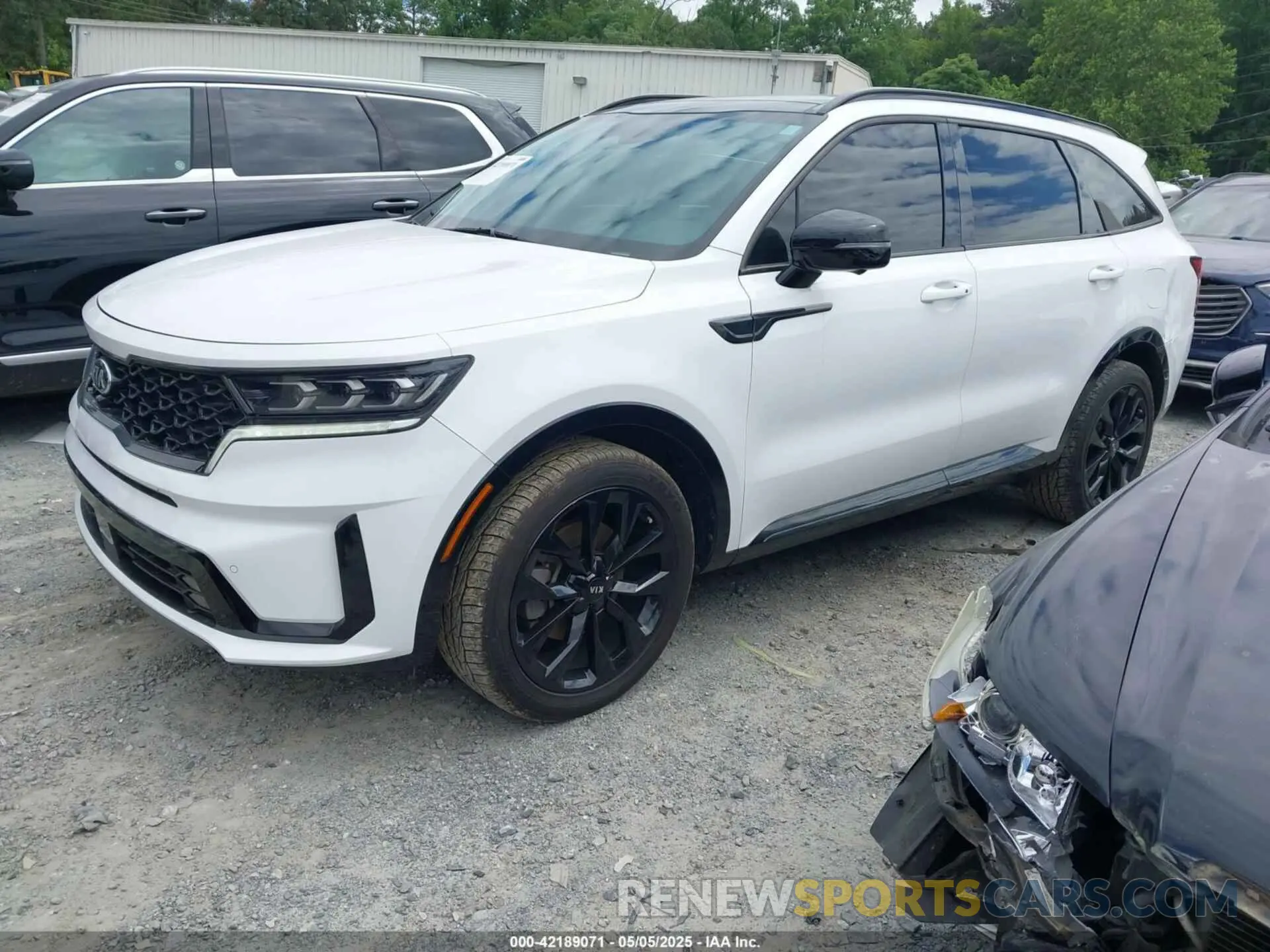2 Photograph of a damaged car 5XYRK4LF9MG068631 KIA SORENTO 2021